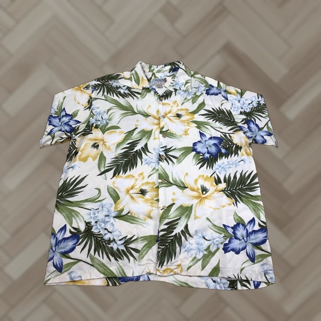 Quiksilver Quiksilver Shirt Mens XL Button-Up Short Sleeve Floral Hawaii Multicolor Casual Size US XL / EU 56 / 4 - 1 Thumbnail