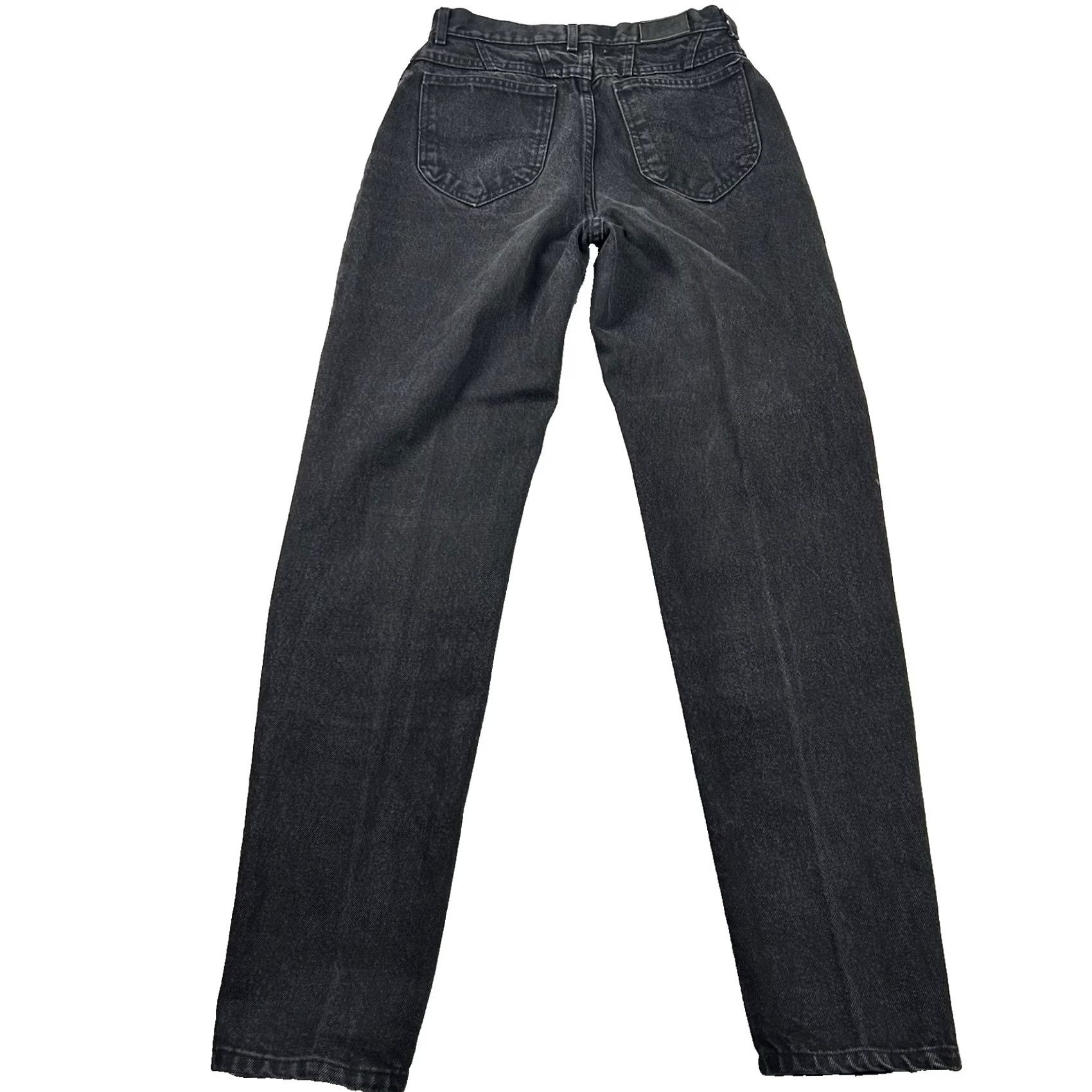 Lee VINTAGE Lee Jeans Womens 10L Tall 27x33 Mom High Rise Taper 90s Charcoal USA Jeans Mens Womens Girls Boys Size 32" / US 10 / IT 46 - 2 Thumbnail