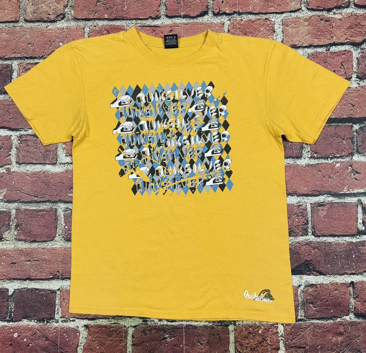 Quicksilver Vintage Quiksilver T Shirt Skater Surfer Cyber Grunge Y2K Size US M / EU 48-50 / 2 - 1 Thumbnail