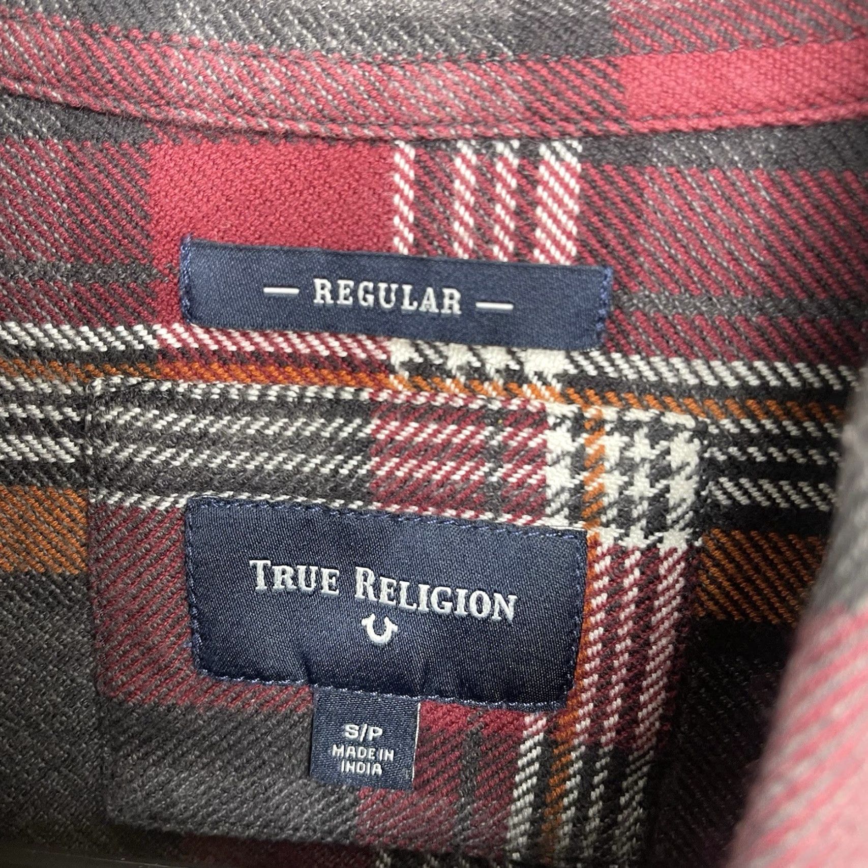 True Religion True Religion Jacket Shirt Mens Small Flannel Plaid Full Zip Autumn Long Sleeve Size US S / EU 44-46 / 1 - 3 Thumbnail
