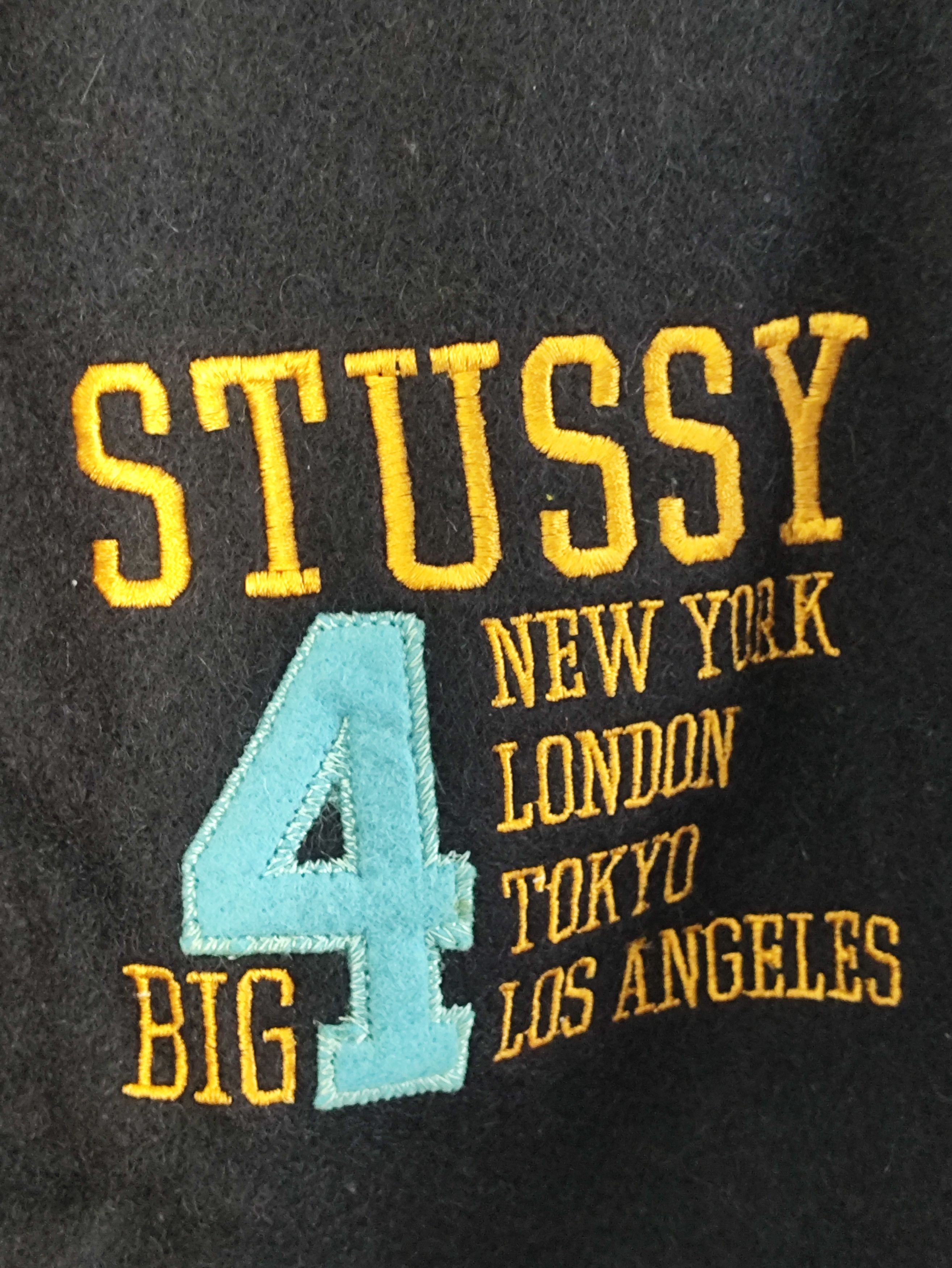 Stussy Stussy Vintage Big 4 Varsity Jacket Size US M / EU 48-50 / 2 - 3 Thumbnail