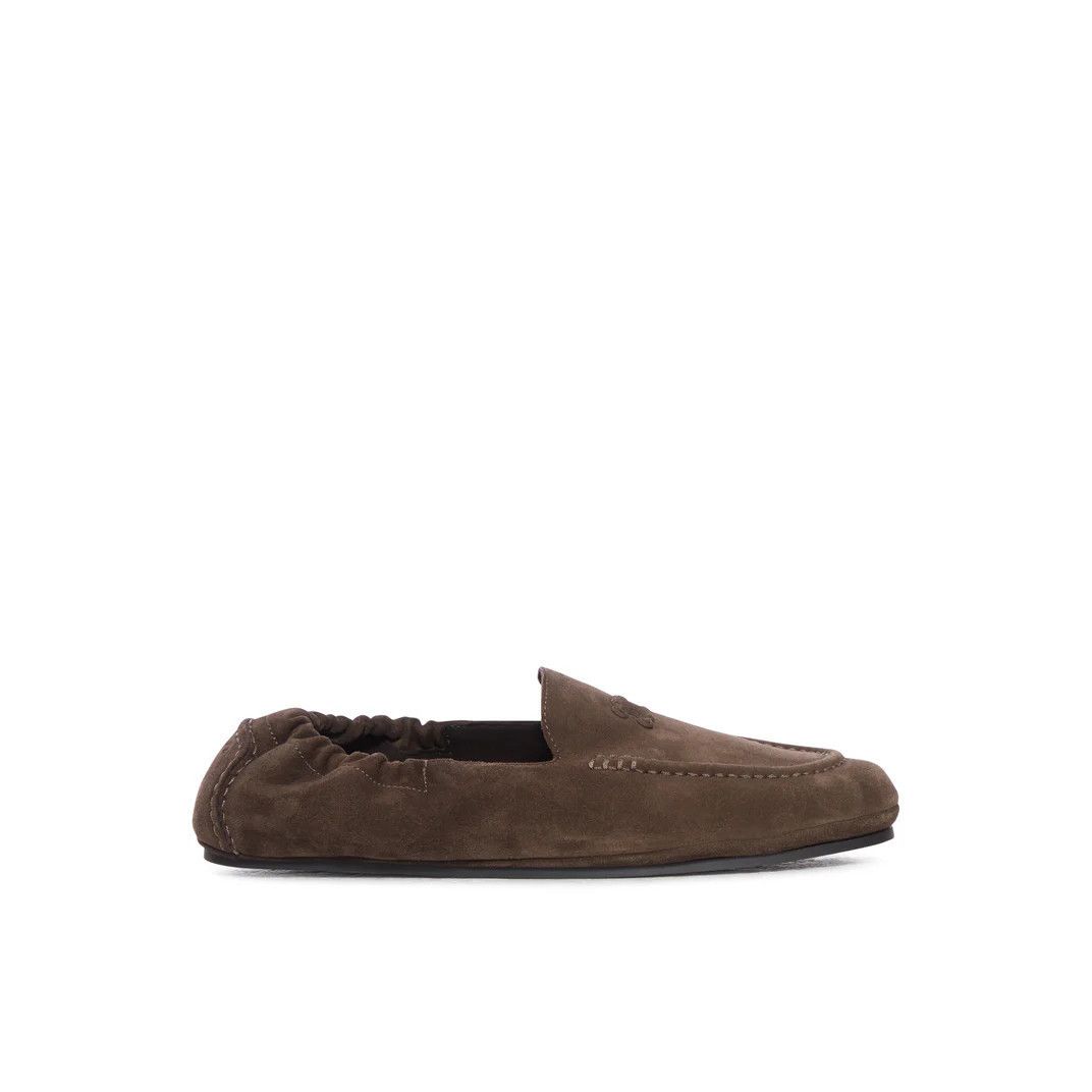 CELINE $890 Adam Dark Brown Loafers New & Authentic (Men's s