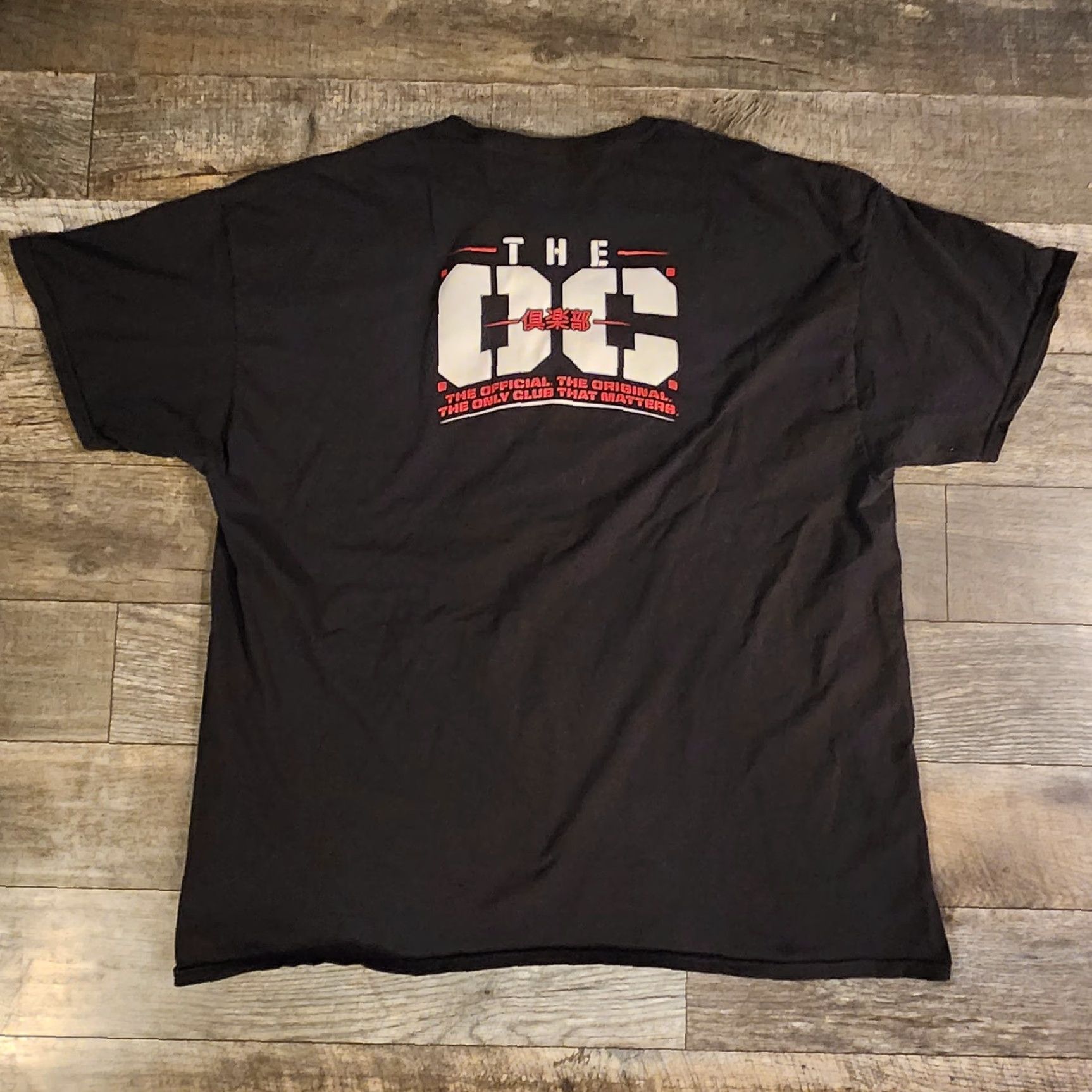 Vintage WWE The OC Only Club That Matters T Shirt Mens 2XL Black Cotton Short Sleeve Round Neck WWE Graphic Print AJ Styles WWF Size US XXL / EU 58 / 5 - 3 Thumbnail