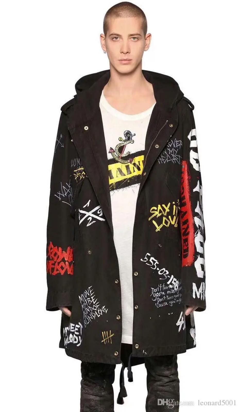 Faith Connexion Faith Connexion Graphic Print Oversize Parka Size: M Size US M / EU 48-50 / 2 - 1 Thumbnail