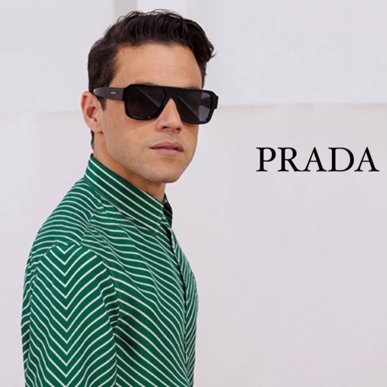 Prada NEW PRADA Sunglasses PR22YSF 1AB5S0 Black/Dark Grey Unisex Size ONE SIZE - 1 Thumbnail