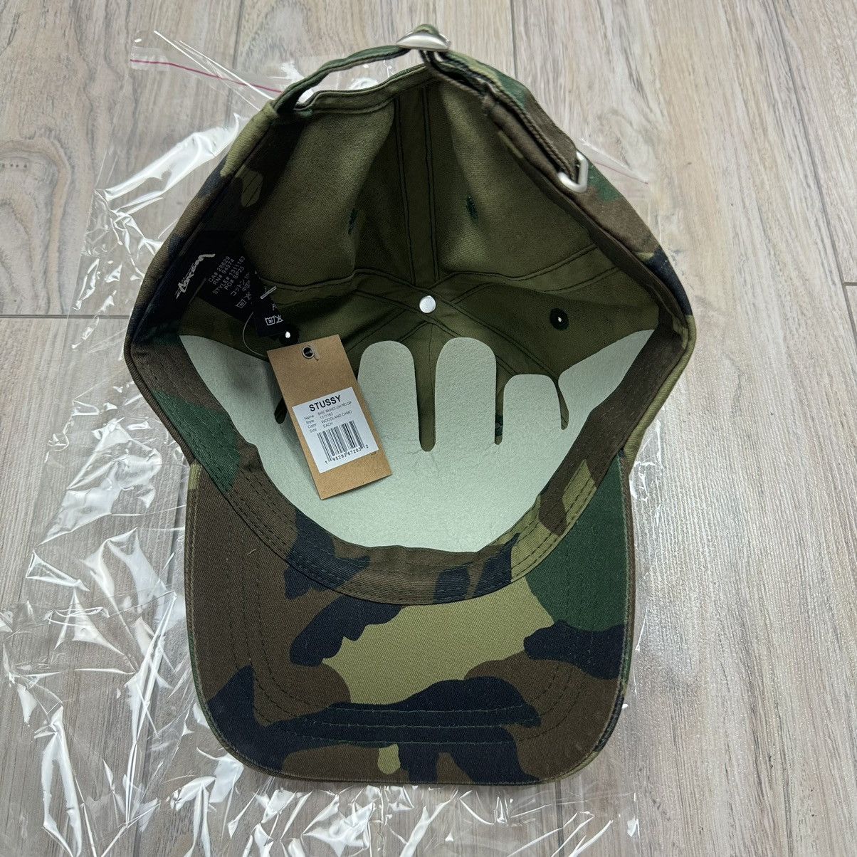 Stussy Stussy Low Pro Washed Cotton Basic Strapback Camouflage Hat Size ONE SIZE - 9 Thumbnail