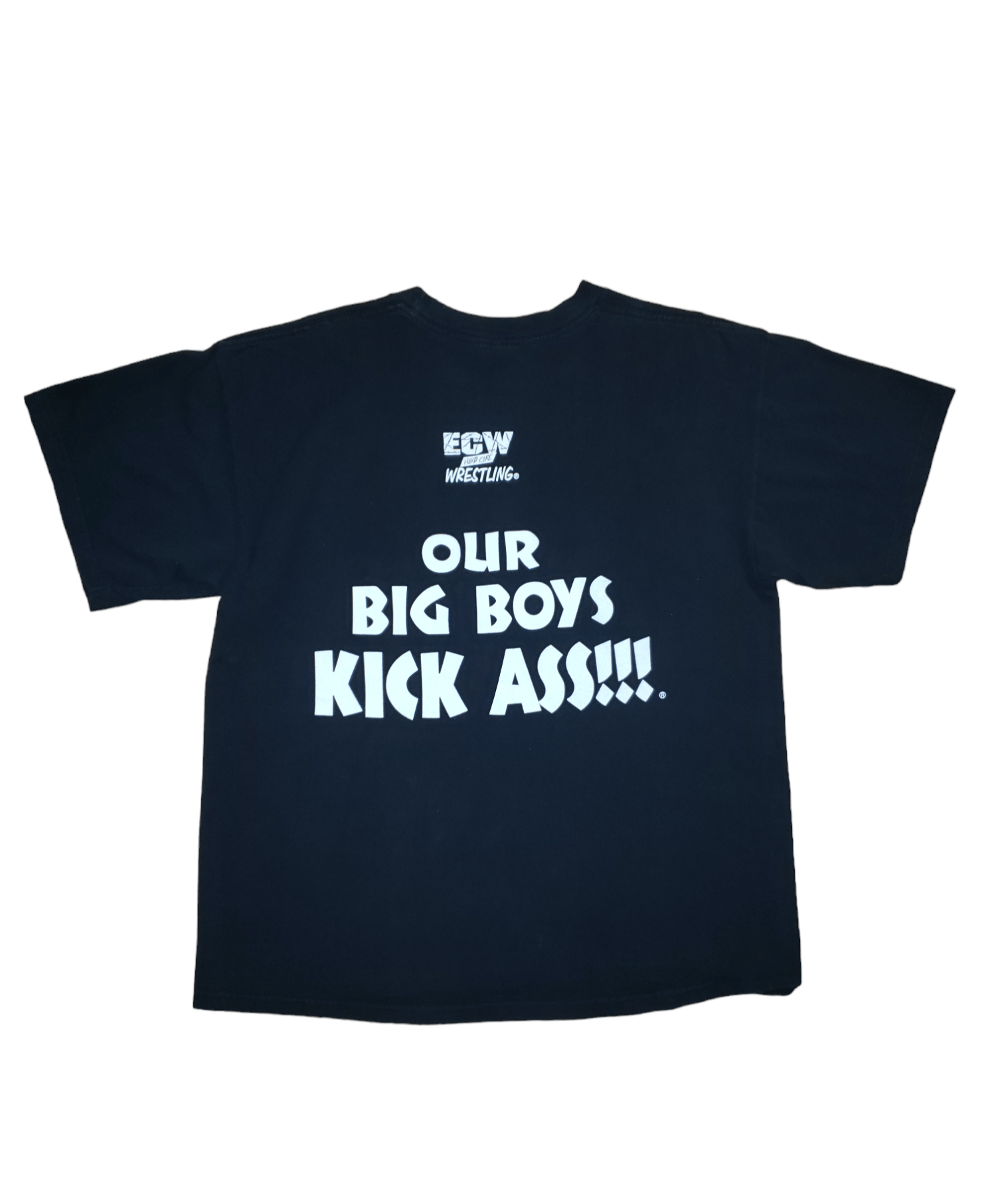 Vintage × WCW/nWo × WWF Vintage 90s ECW Our Big Boys Kick Ass Shirt Size US XL / EU 56 / 4 - 2 Thumbnail