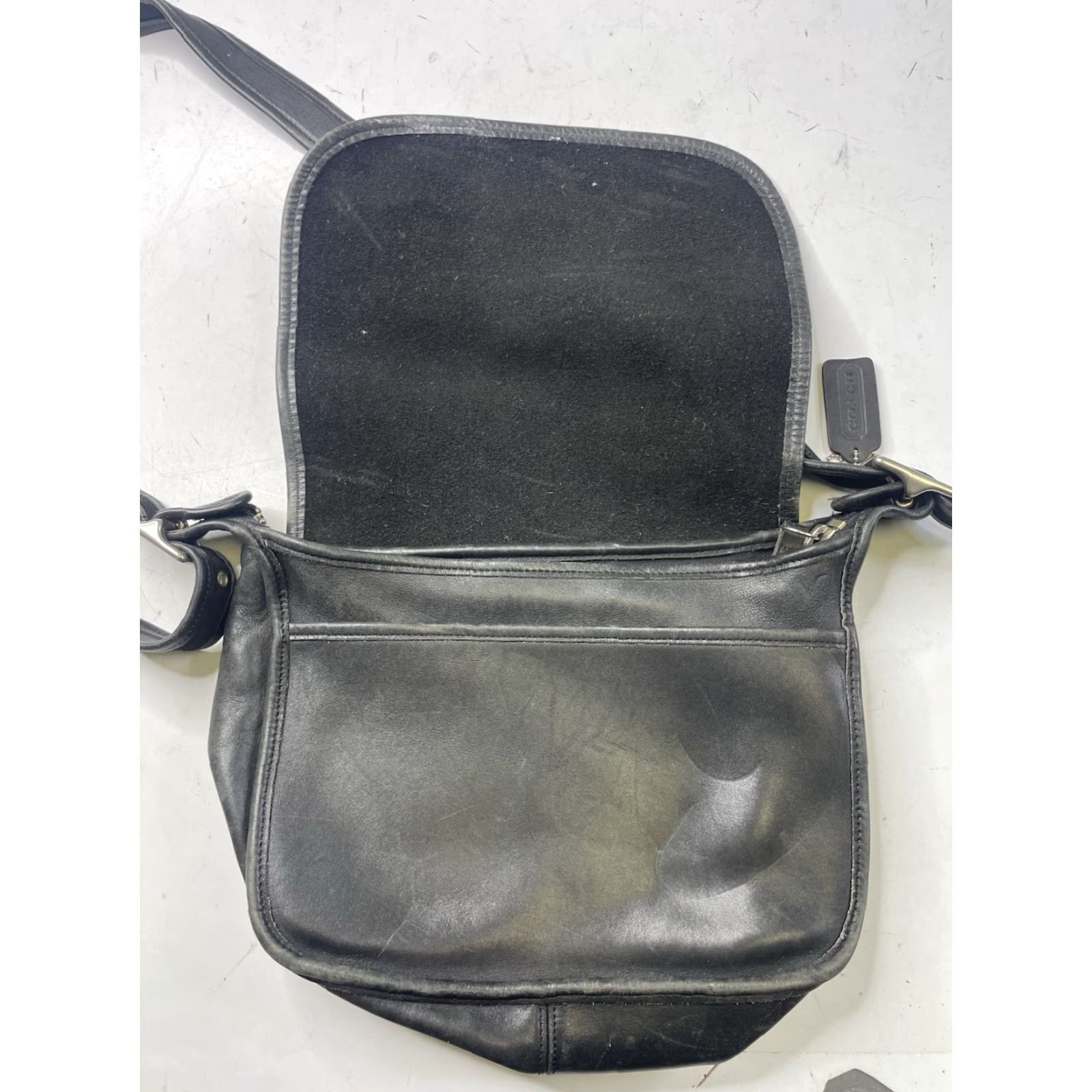 Coach VINTAGE Coach Patricia's Legacy Crossbody Luxury Leather Bag 9951 Black Crossbody Bag Medium Women Size ONE SIZE - 6 Thumbnail