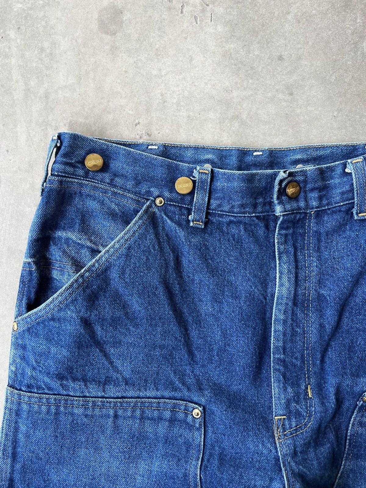 Carhartt carhartt 80s B07 denim logger double knee pants Size US 34 / EU 50 - 6 Thumbnail