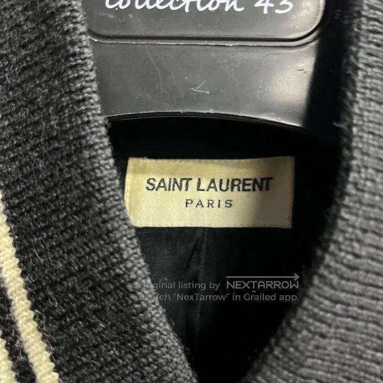 Saint Laurent Paris Saint Laurent Paris Black Striped Casual Single Breasted B Size US M / EU 48-50 / 2 - 3 Thumbnail