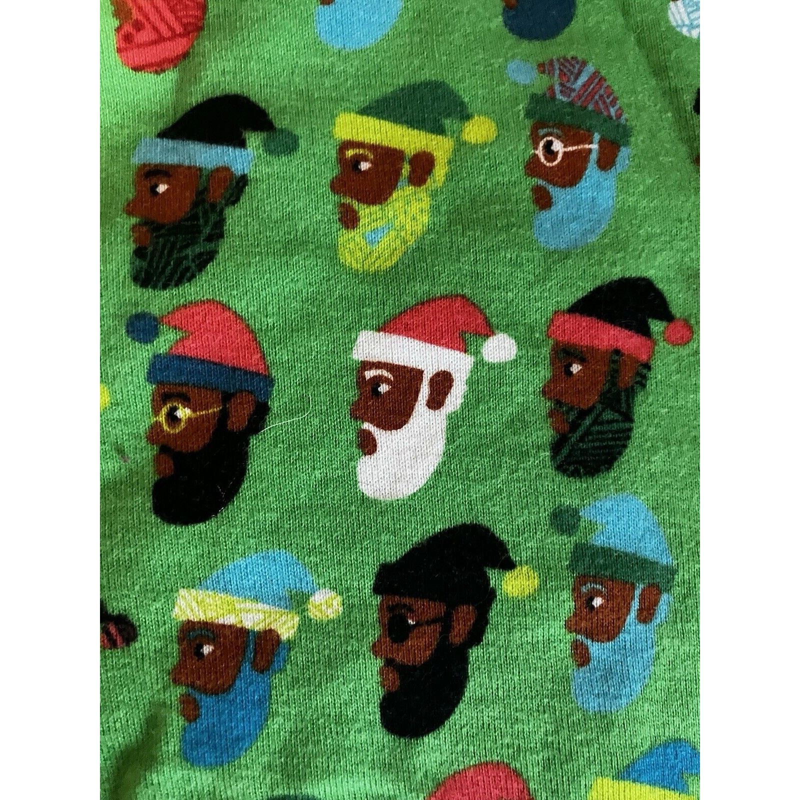 & Other Stories NWOT Mens Pajama set christmas holiday Beard large green Size US 39 - 3 Thumbnail