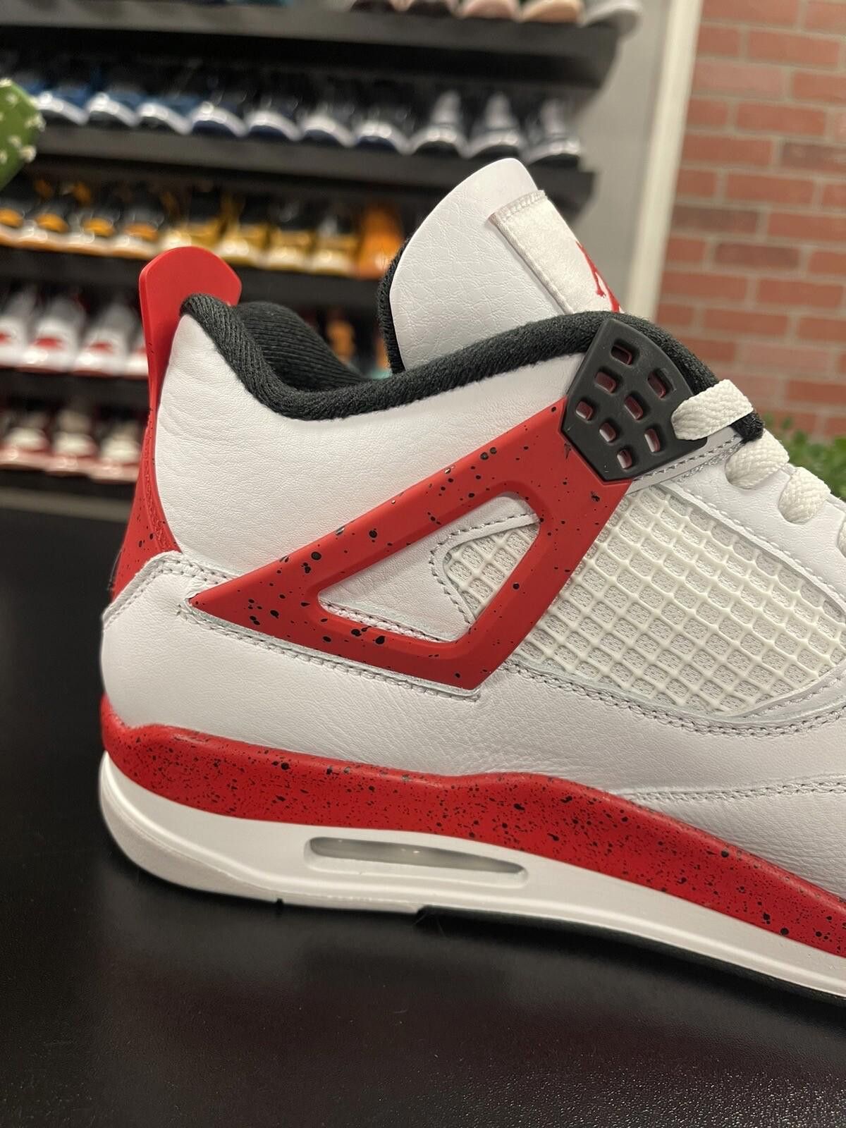 Nike Size 12 - Air Jordan 4 Retro Red Cement DH6927-161 OG Nike Size US 12 / EU 45 - 6 Thumbnail