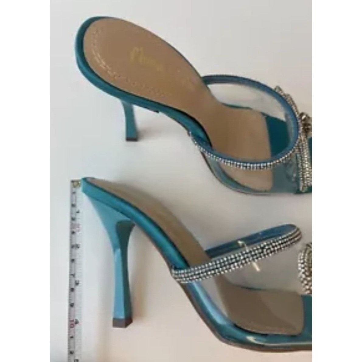 Other CHASE+CHLOE/ Turquoise Bow / Blue / Rhinestone / Embellished Size US 6 / IT 36 - 6 Thumbnail