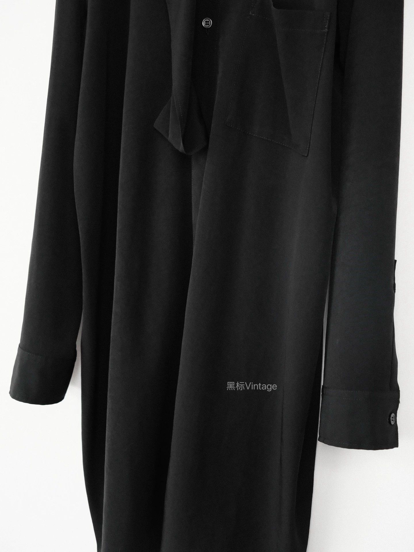 Yohji Yamamoto Yohji Yamamoto 18AW Vtg Scarf Collar Shirt W 9/10 Size US S / EU 44-46 / 1 - 6 Thumbnail