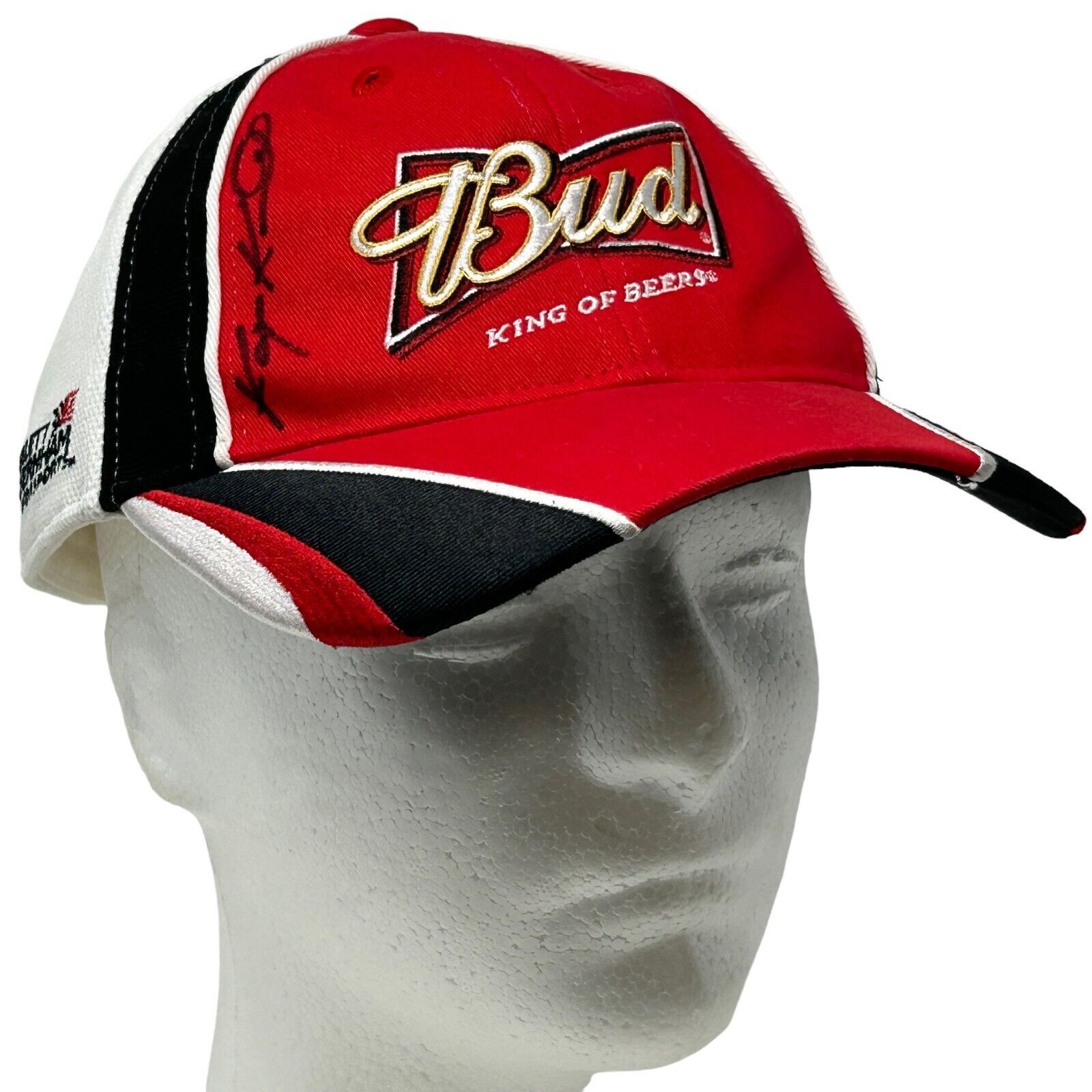 Chase Authentics NASCAR Kasey Kahne Autographed Cap Baseball Hat Signed Bud Size ONE SIZE - 10 Thumbnail