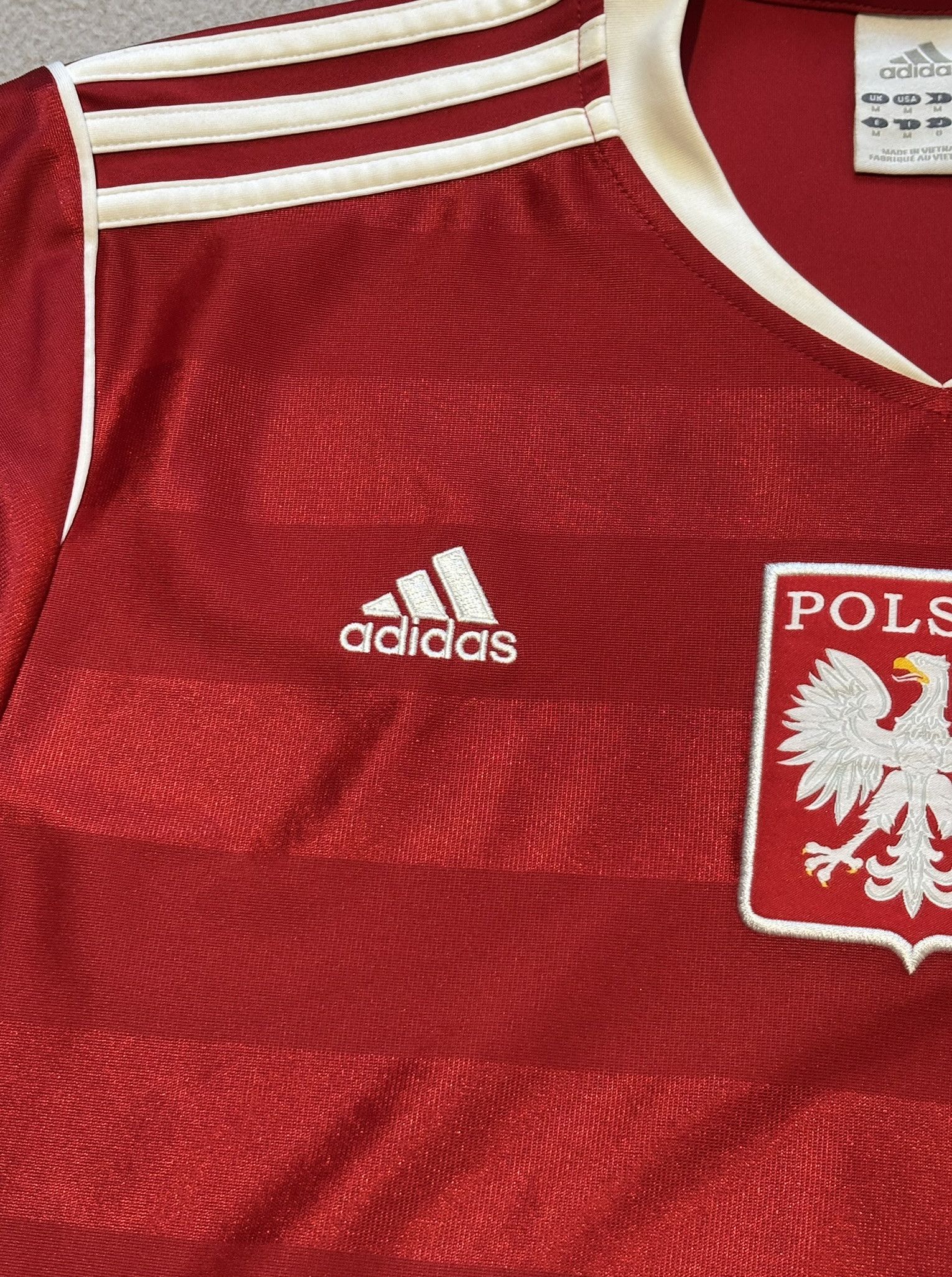 Adidas Poland 1986 Adidas 2012 Football Jersey Size M Size US M / EU 48-50 / 2 - 7 Thumbnail