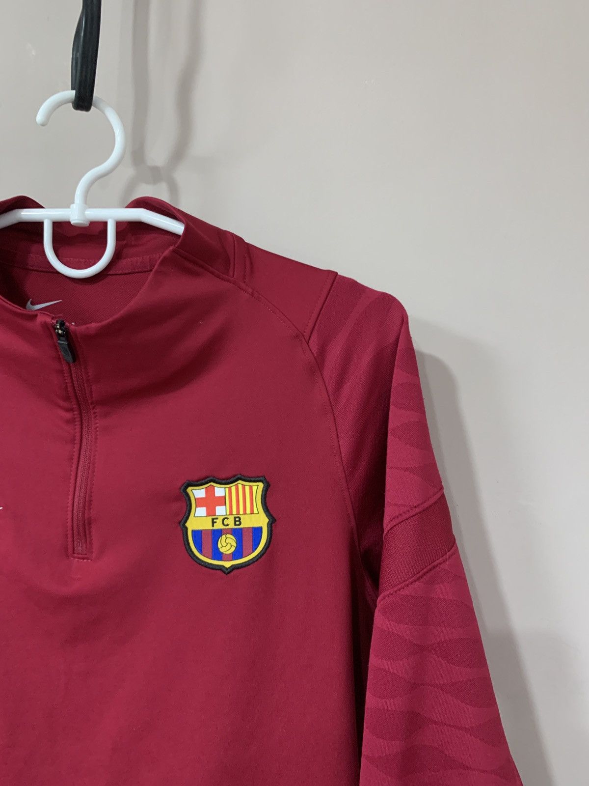 Nike Barcelona Training Football Nike Long Sleeve Shirt Soccer Size US S / EU 44-46 / 1 - 3 Thumbnail