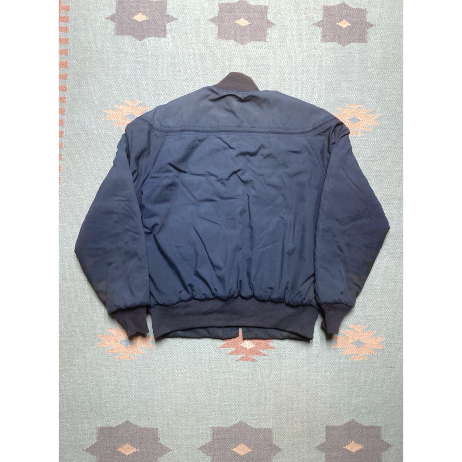 Vintage VINTAGE 70s 80s quilted bomber jacket master jac workwear blue 42 Large Distinctive Sportswear Jacket Mens Size US L / EU 52-54 / 3 - 2 Thumbnail