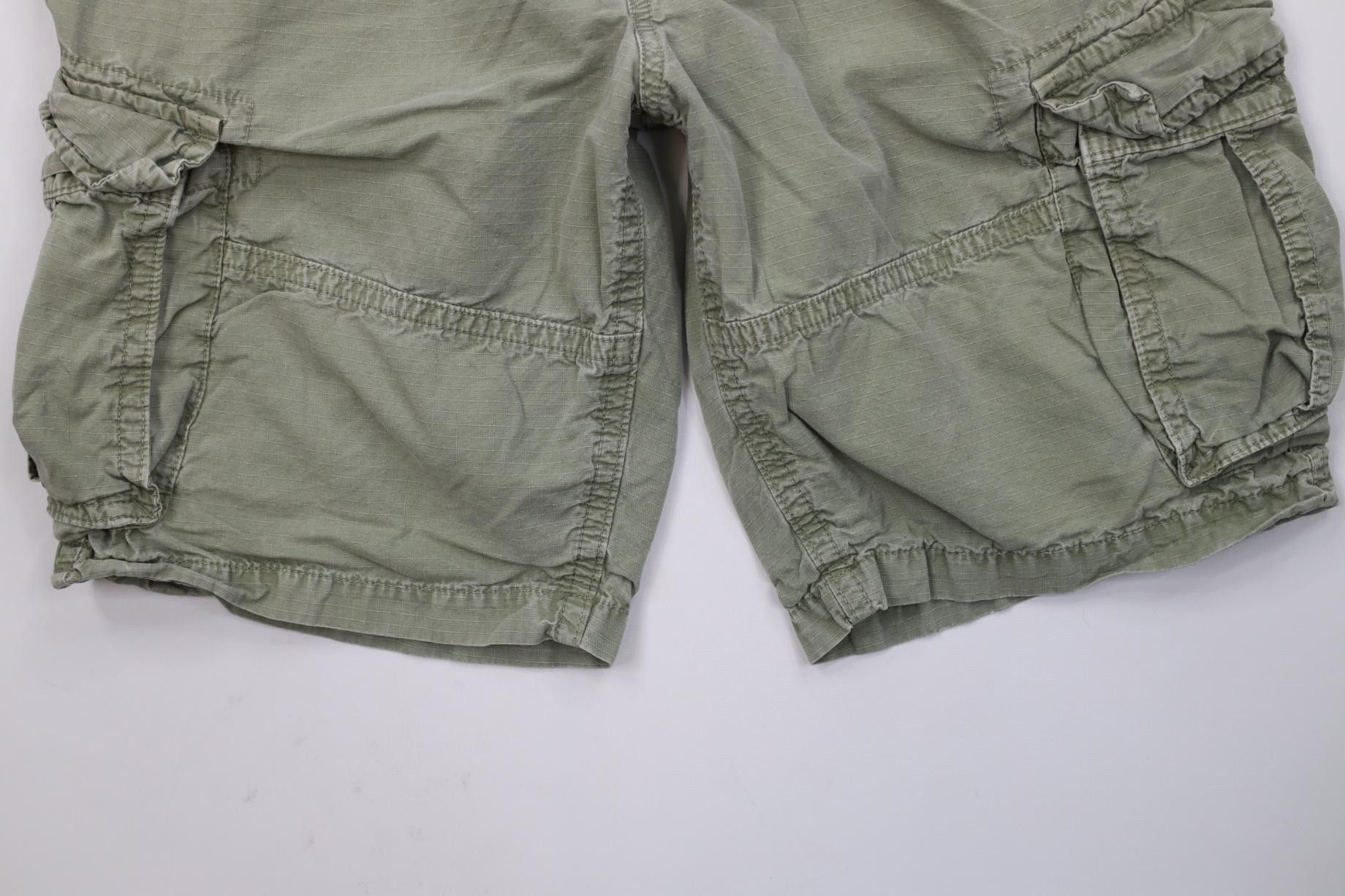 American Eagle Outfitters Vintage Y2K American Eagle Outfitters Ripstop Cargo Shorts Size US 38 / EU 54 - 4 Thumbnail