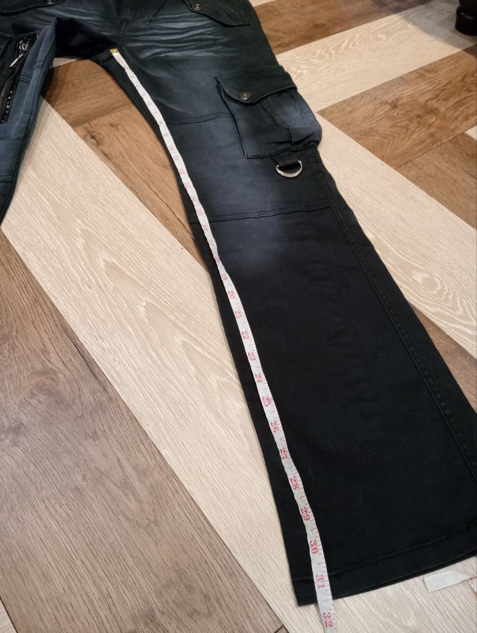 LOWBOX LOWBOX JAPAN MANY POCKET STRETCH FLARED PANTS Size US 32 / EU 48 - 13 Thumbnail