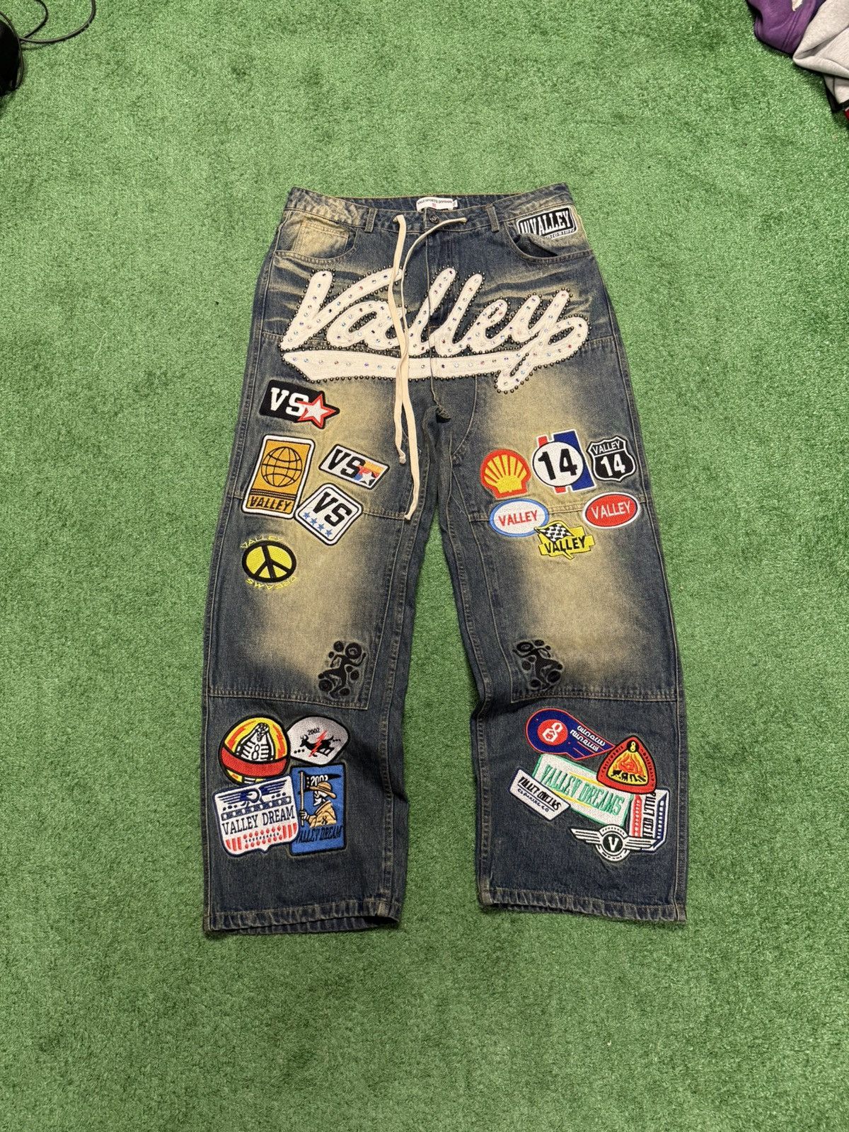 Vale patchwork 90’s carpenter jeans
