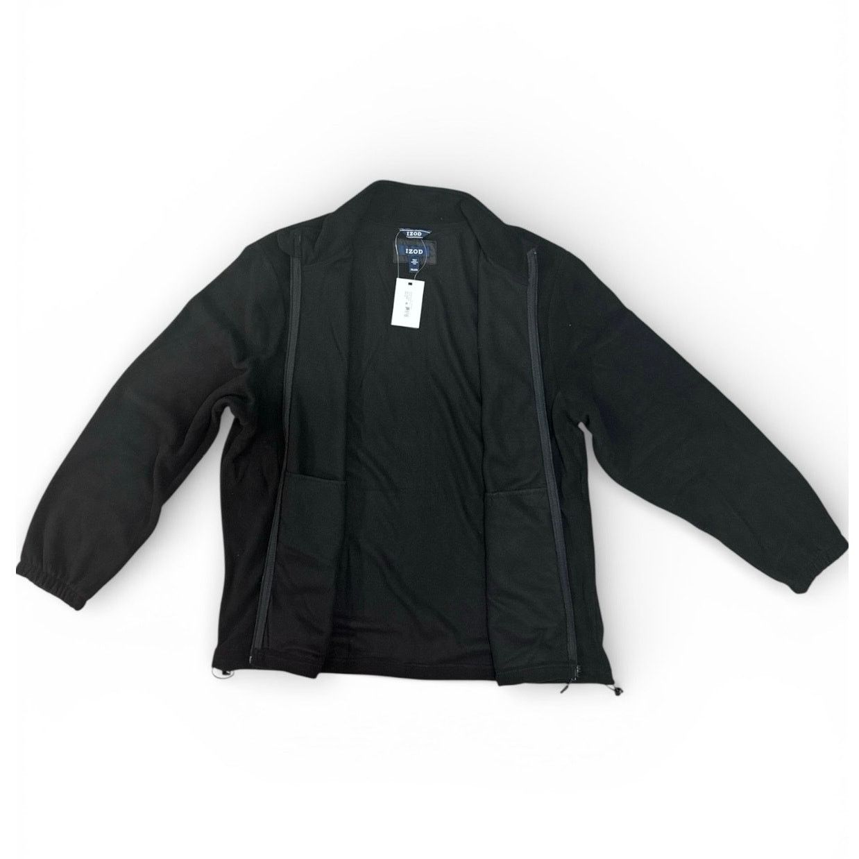 Izod Izod Men's Full Zip Fleece - Size: XXL - Color: Black Size US XXL / EU 58 / 5 - 2 Thumbnail