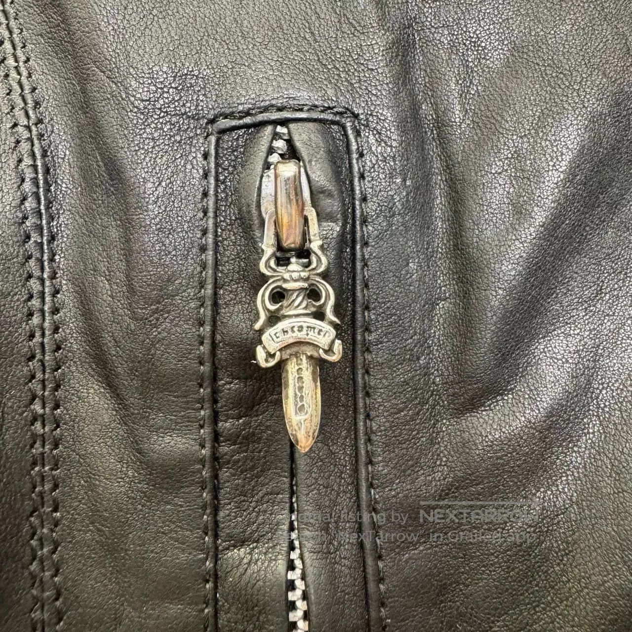 Chrome Hearts Chrome Hearts Black Biker Leather Jacket. Size S / US 4 / IT 40 - 4 Thumbnail