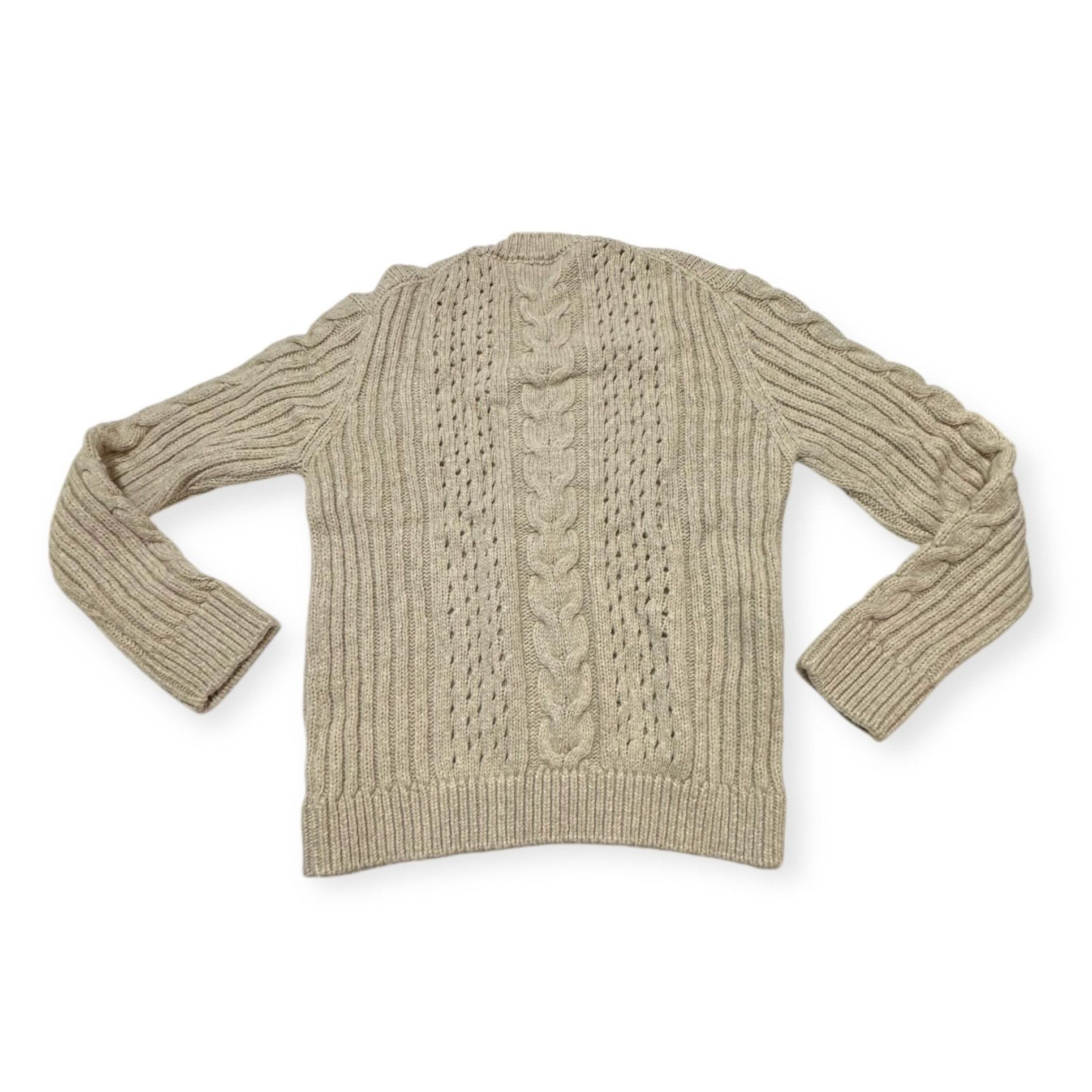 Nanushka Nanushka Arwan Alpaca Cable Knit Sweater L Beige Oversized Size L / US 10 / IT 46 - 5 Thumbnail