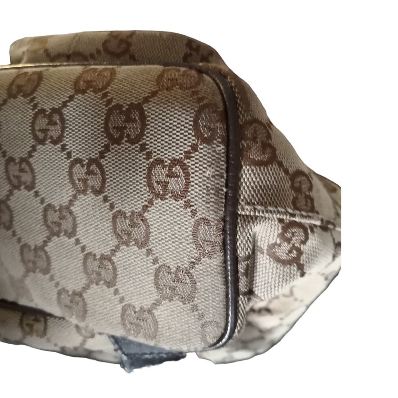 Gucci Authentic Gucci GG Jackie Canvas Backpack Excellent Shape Size ONE SIZE - 15 Thumbnail