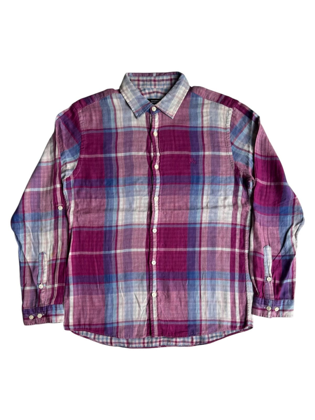 Burberry VERY RARE VINTAGE SHIRT BURBERRY BLACK LABEL NOVA CHECK Size US M / EU 48-50 / 2 - 1 Thumbnail