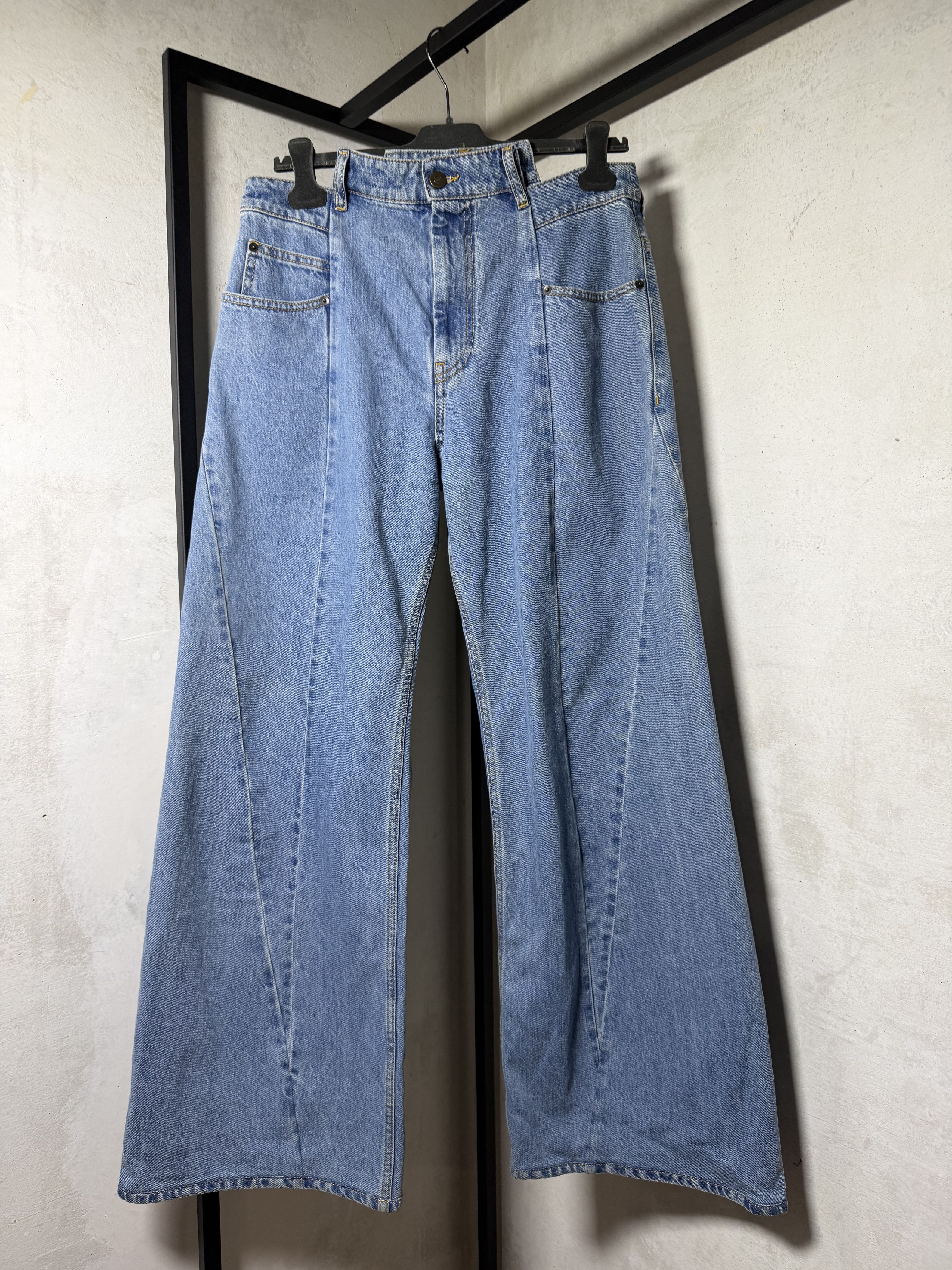 Maison Margiela Maison Margiela Decortique Wide-Leg Jeans Size 30" / US 8 / IT 44 - 2 Thumbnail