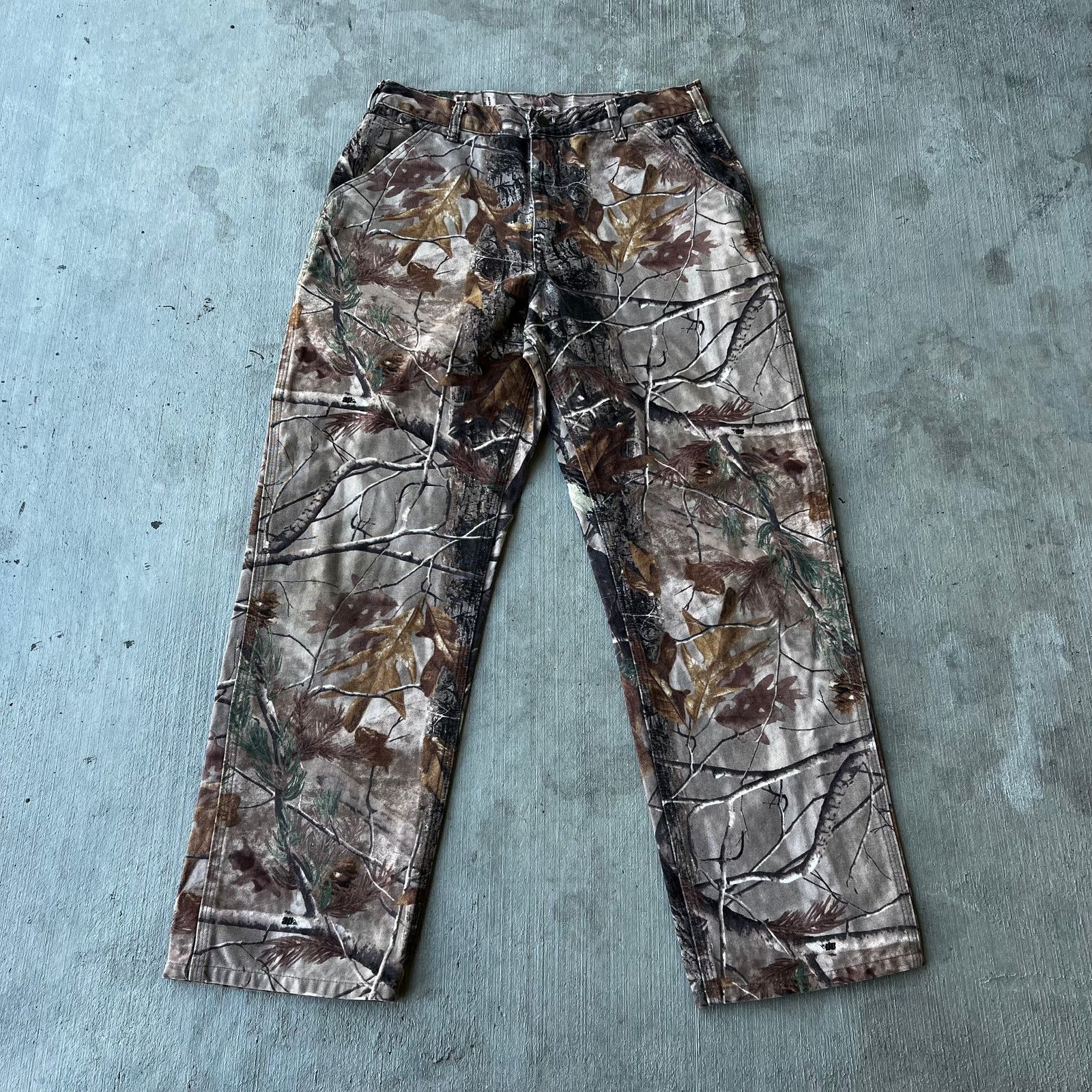 Carhartt × Vintage Carhartt Realtree camo work wear carpenter pants Size US 33 - 3 Thumbnail