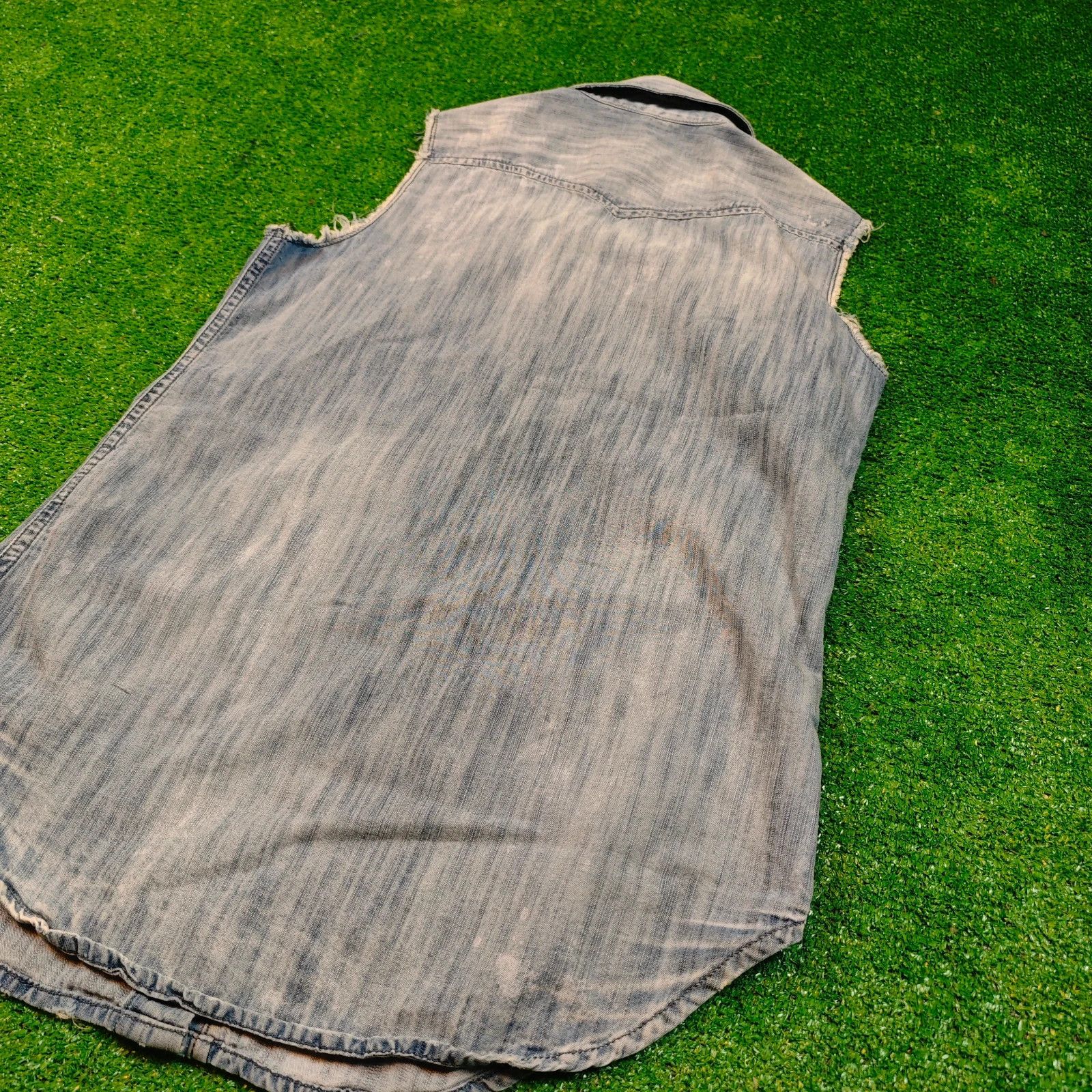 Diesel Diesel Denim Jacket vest womens XS pearl snap collared Size XS / US 0-2 / IT 36-38 - 5 Thumbnail