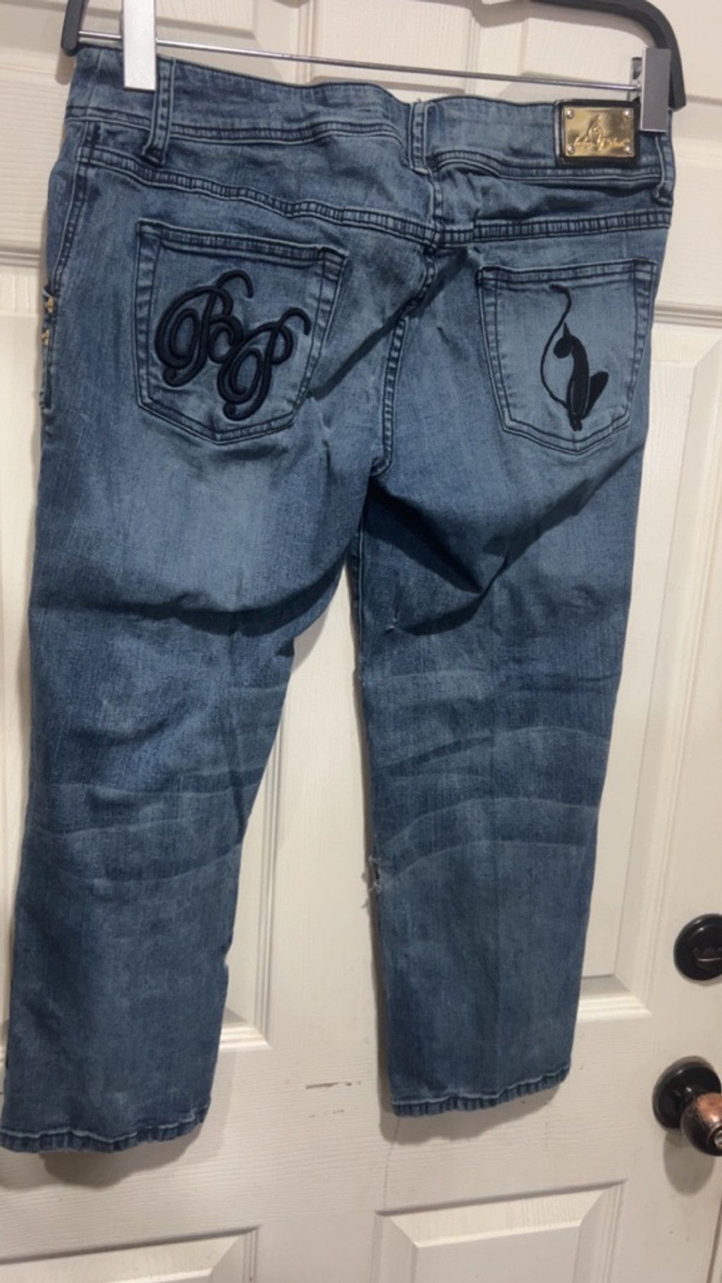 Other Juniors Apple Bottoms Blue Denim Capris Size 13 Size 32" / US 10 / IT 46 - 4 Thumbnail