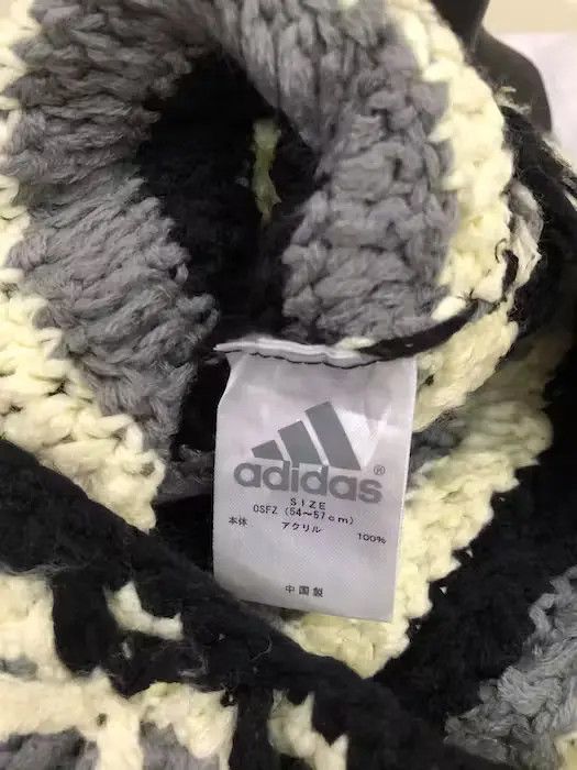 Adidas Vintage Adidas Knit Beanie Hat Size ONE SIZE - 3 Thumbnail