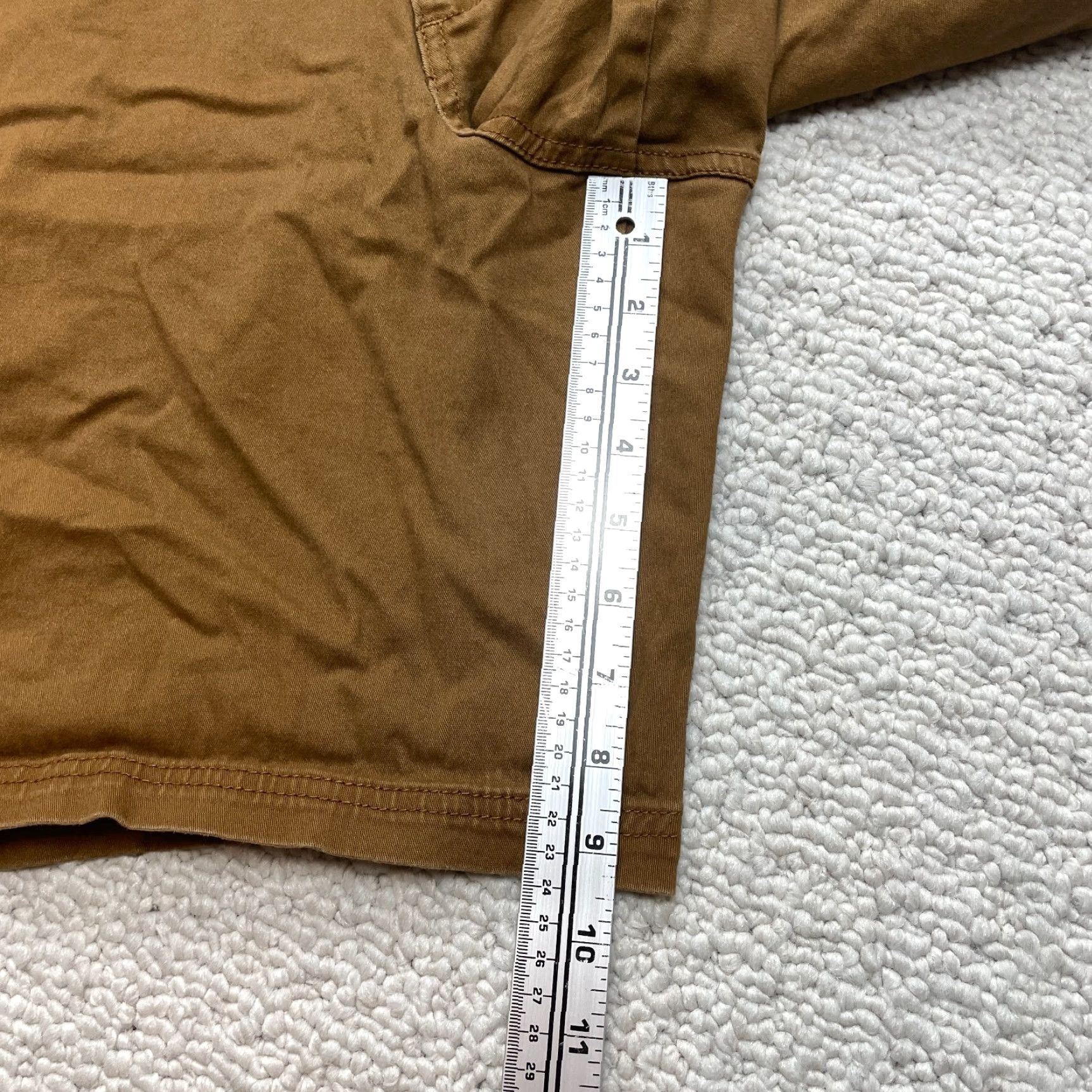 George VINTAGE George Cargo Shorts Mens 44 Brown Pockets 9.5" Inseam High Rise 42" Waist Adult Size US 42 / EU 58 - 3 Thumbnail