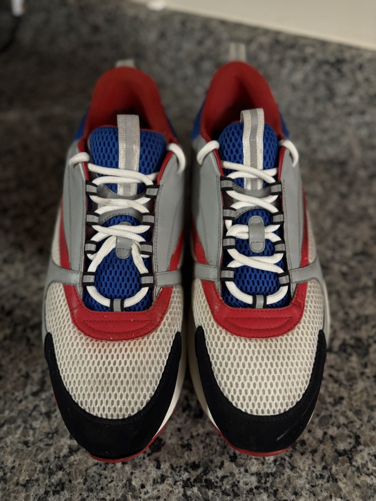 Dior 48EU/15US Dior B22 Reflective Sneaker ‘Grey Blue Red Size US 15 / EU 48 - 8 Thumbnail