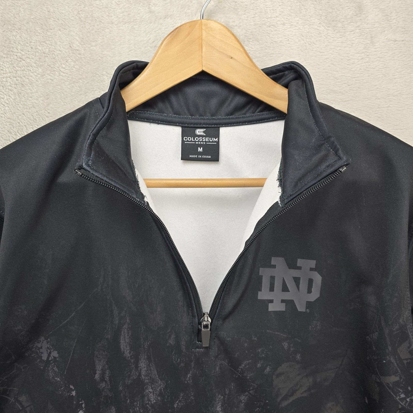 Colosseum Athletics Notre Dame Fighting Irish 1/4 Zip M Colosseum Realtree Camo Size US M / EU 48-50 / 2 - 6 Thumbnail