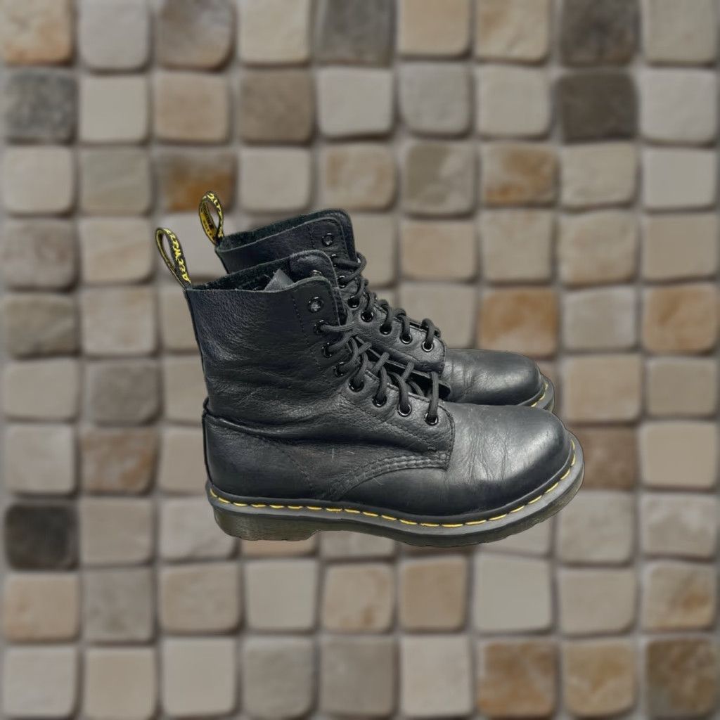 Martens 1460 Pascal Boots Women USA Black Leather Ankle