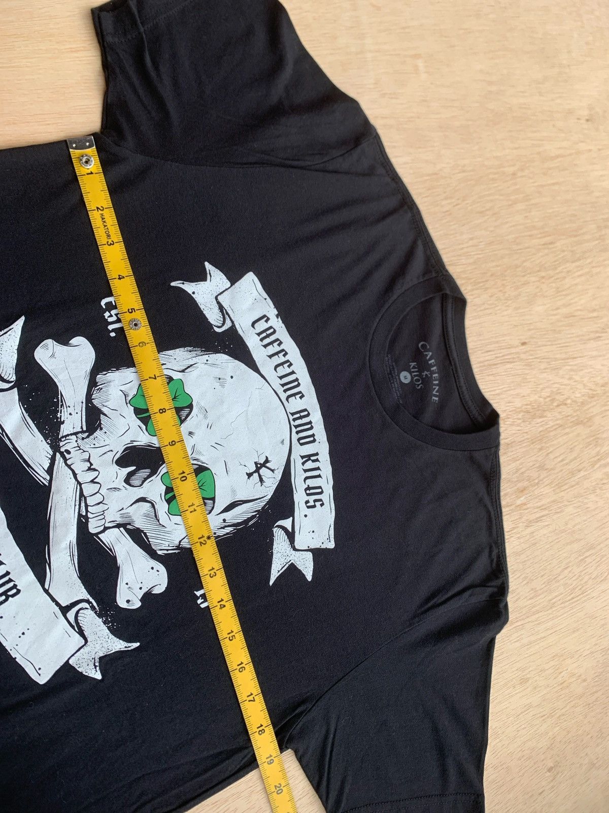 Hysteric Glamour × If Six Was Nine × Japanese Brand Y2k Caffeine Kilos Skull Poem style Tshirt Size US M / EU 48-50 / 2 - 5 Thumbnail
