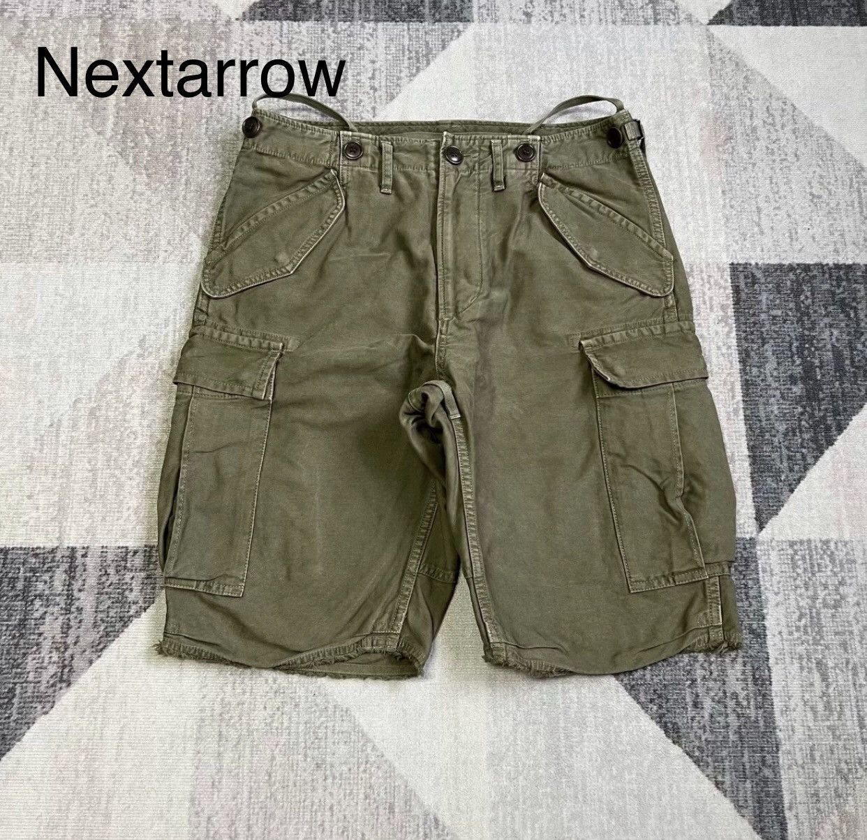 Visvim VISVIM 17AW EIGER SANCTION Heavy Used Military Short