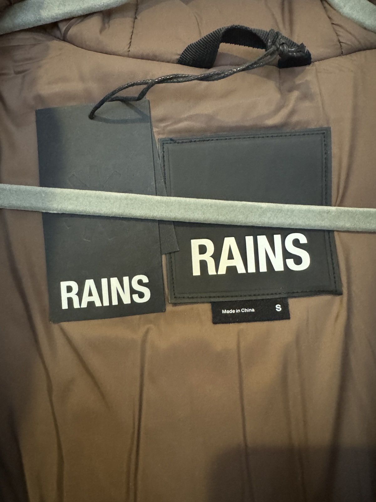 Rains Rains Waterproof Glacial Coat - Wood - S Size US S / EU 44-46 / 1 - 3 Thumbnail