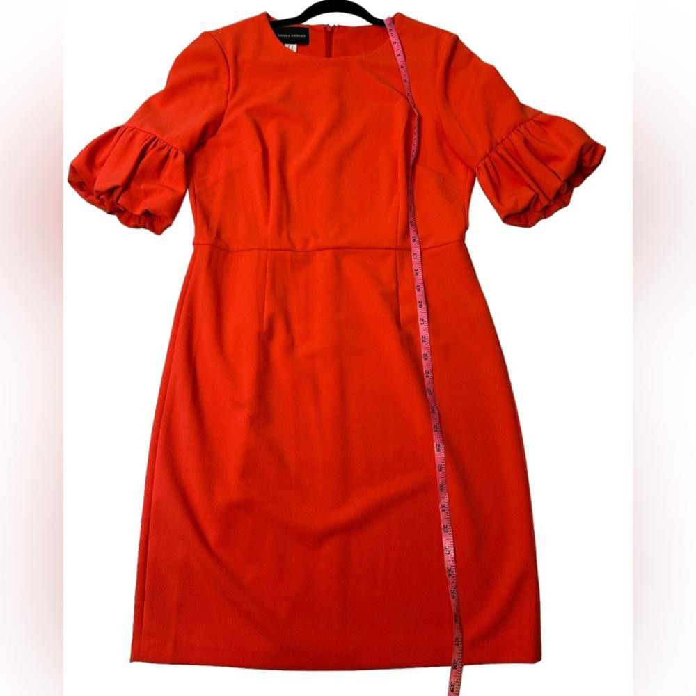 Designer Donna Morgan l NWT Scarlett Mid Length Sheath Dress 12 Size XL / US 12-14 / IT 48-50 - 4 Thumbnail