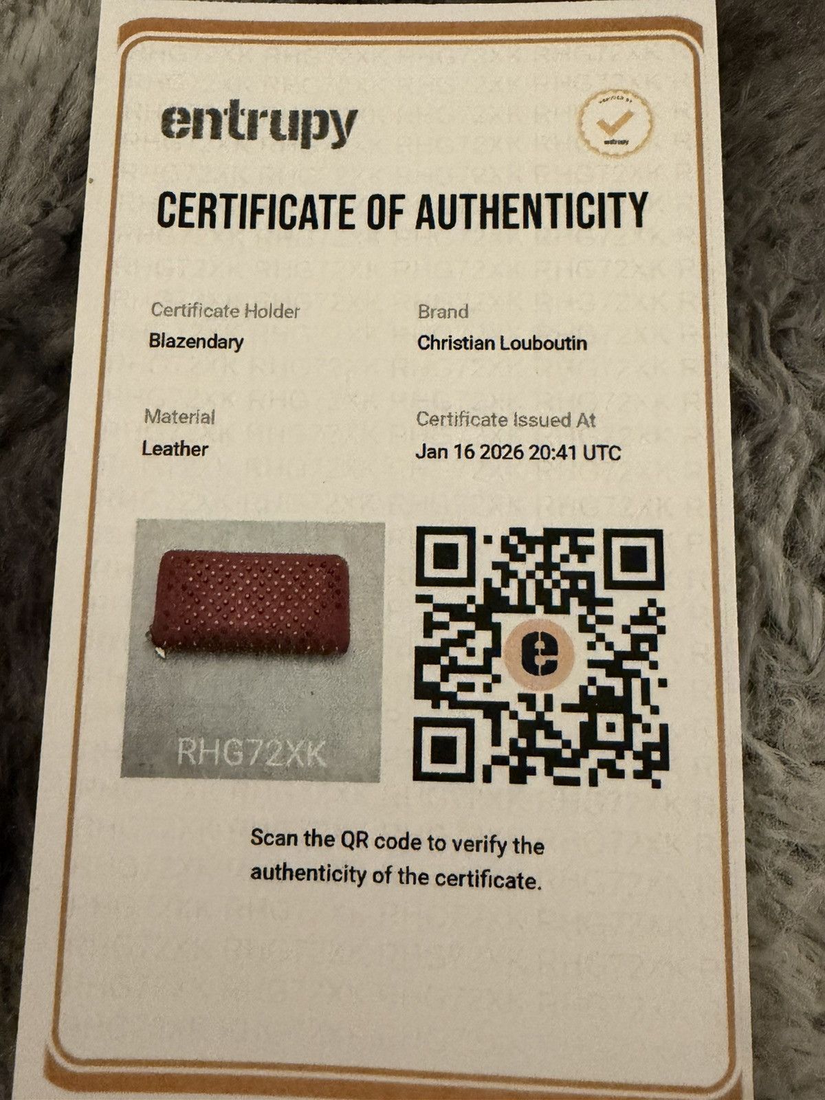 Christian Louboutin Panettone wallet nv calf p/spikes rg Size ONE SIZE - 10 Thumbnail