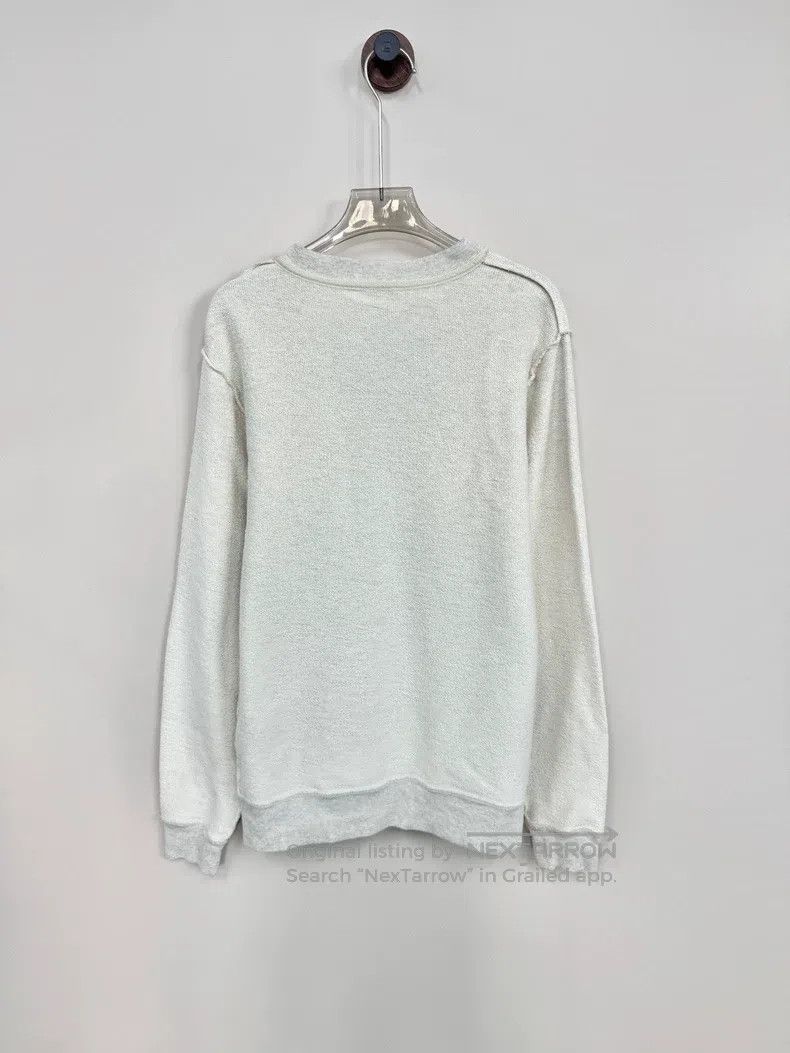Loewe Loewe Gray Embroidered Logo Round Neck Sweatshirt Size US M / EU 48-50 / 2 - 2 Thumbnail