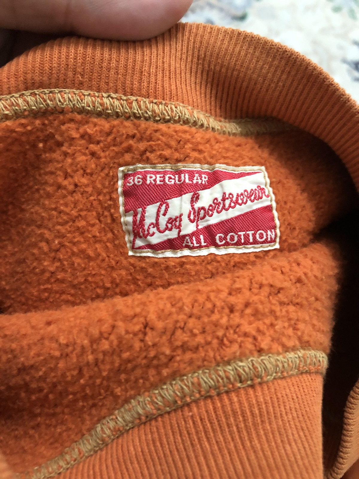 Japanese Brand × The Real McCoy's × Vintage Vintage Mccoy Sportswear Sweatshirt Biglogo Rare Item Size US M / EU 48-50 / 2 - 3 Thumbnail