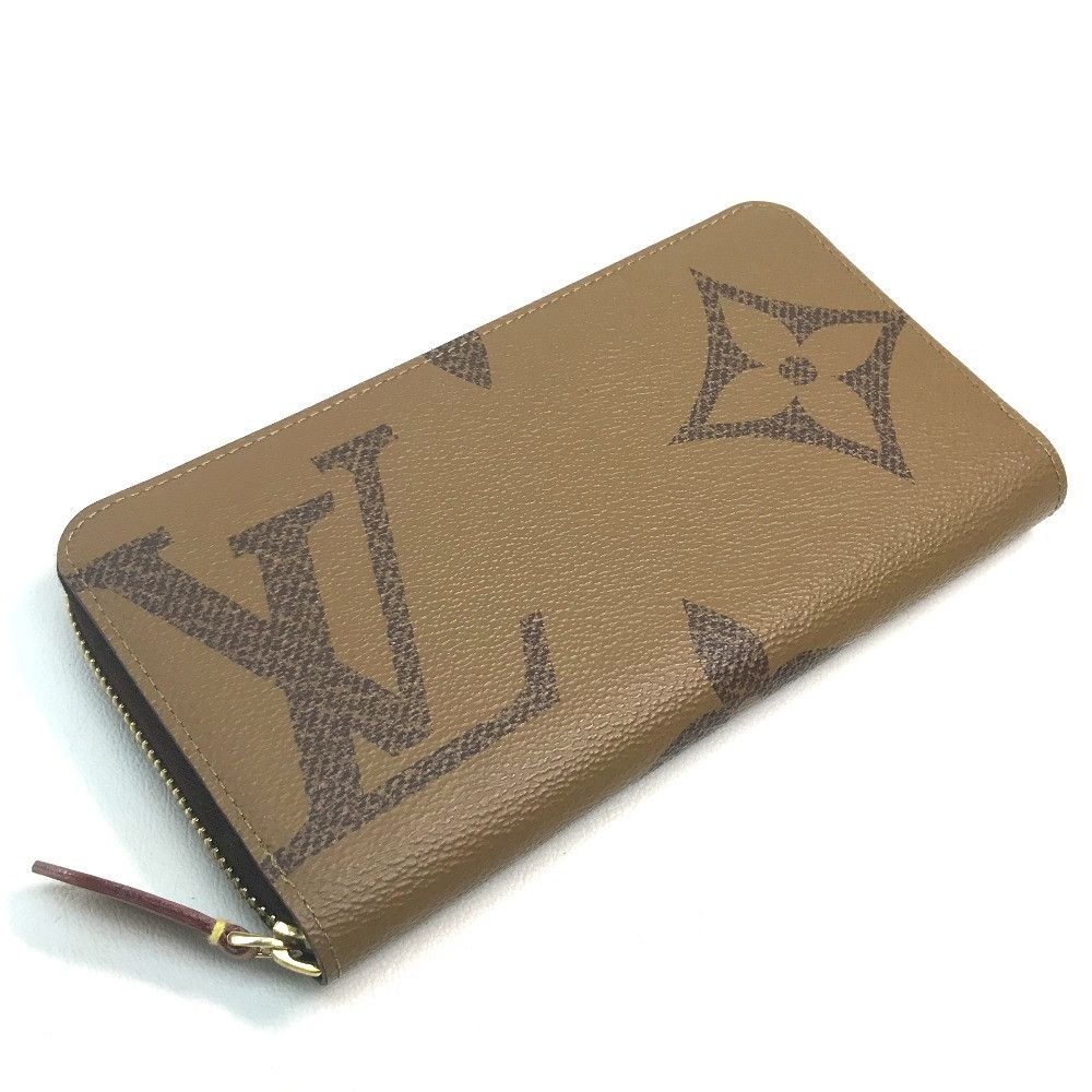 Louis Vuitton Monogram Giant Zippy Wallet Brown