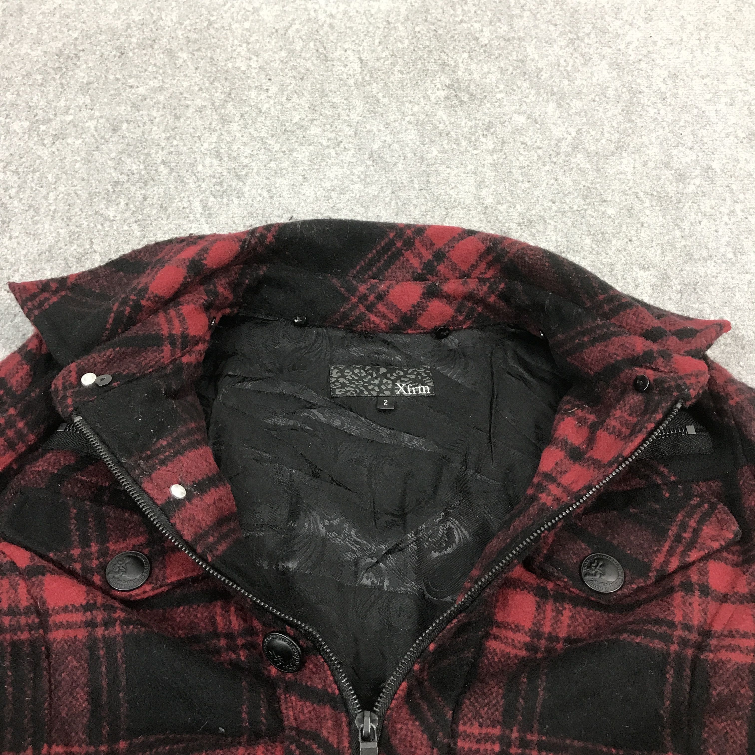 If Six Was Nine × Japanese Brand × Le Grande Bleu (L.G.B.) XFRM JAPAN WOOL BONDAGE PUNK JACKET Size US M / EU 48-50 / 2 - 7 Thumbnail