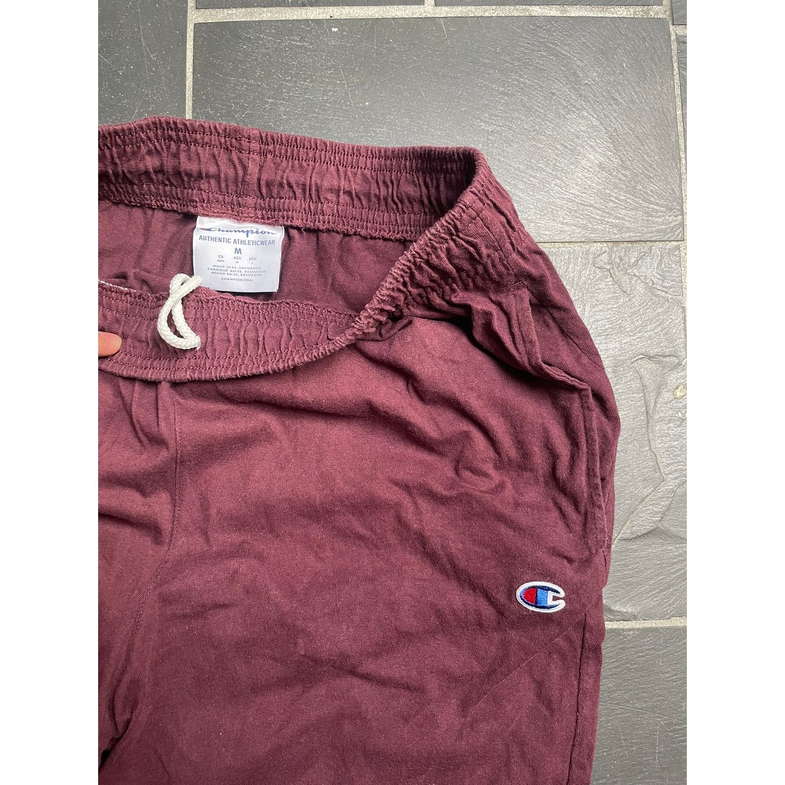 Champion Maroon Champion Light Weight Joggers Size Medium Size US 32 / EU 48 - 2 Thumbnail