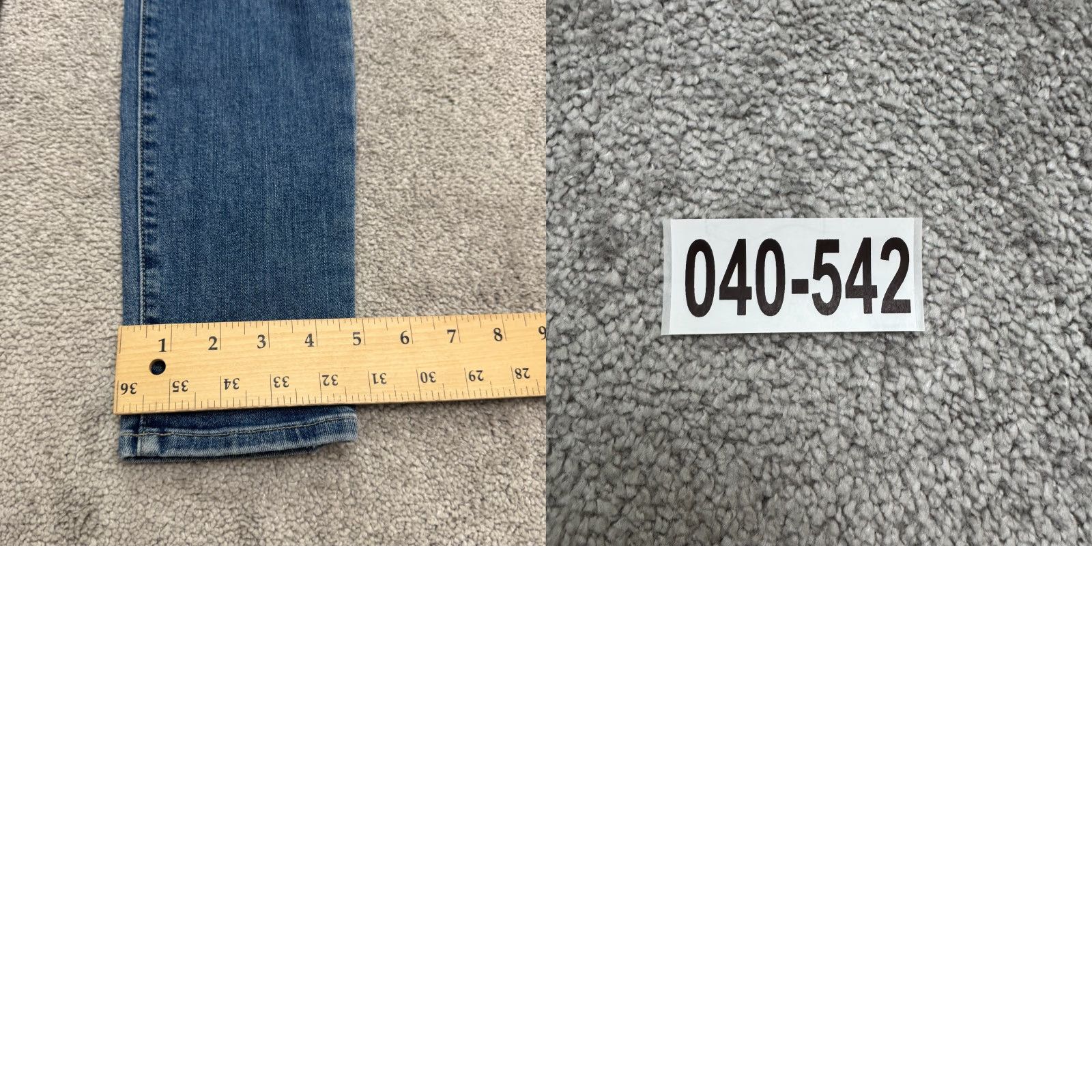 Madewell VINTAGE Frame Le Skinny De Jeanne Crop Denim Jeans Womens 27 Blue Mid Rise Medium Wash Size 27" / US 4 / IT 40 - 10 Thumbnail